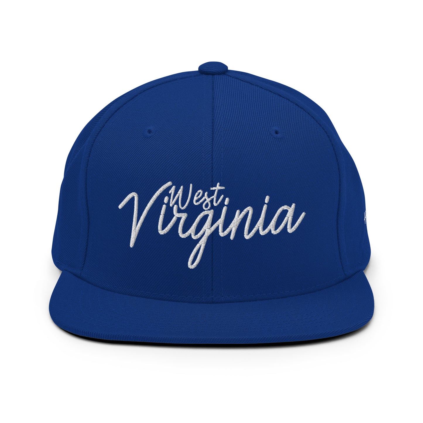 West Virginia Retro Script 6 Panel Snapback Hat