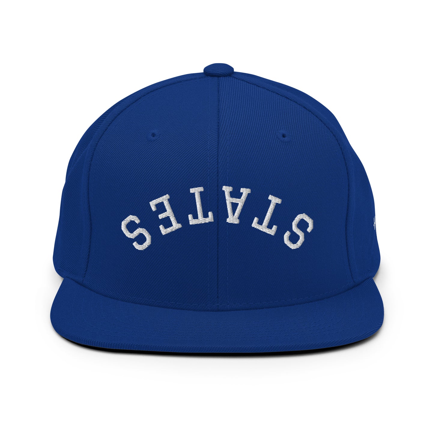 United States USA "States" Upside Down Arch 6 Panel Snapback Hat