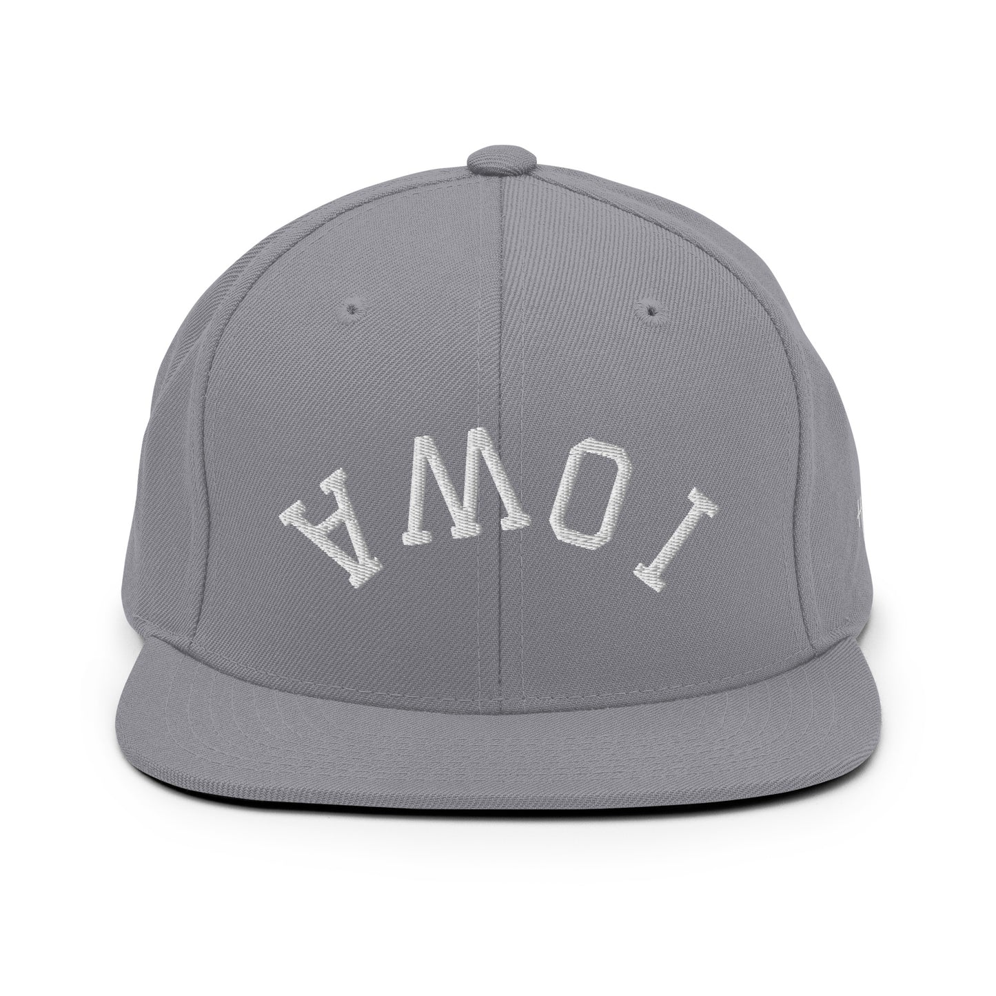 Iowa Upside Down Arch 6 Panel Snapback Hat