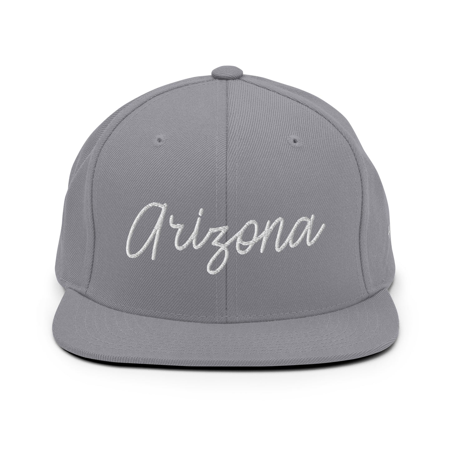 Arizona Retro Script 6 Panel Snapback Hat