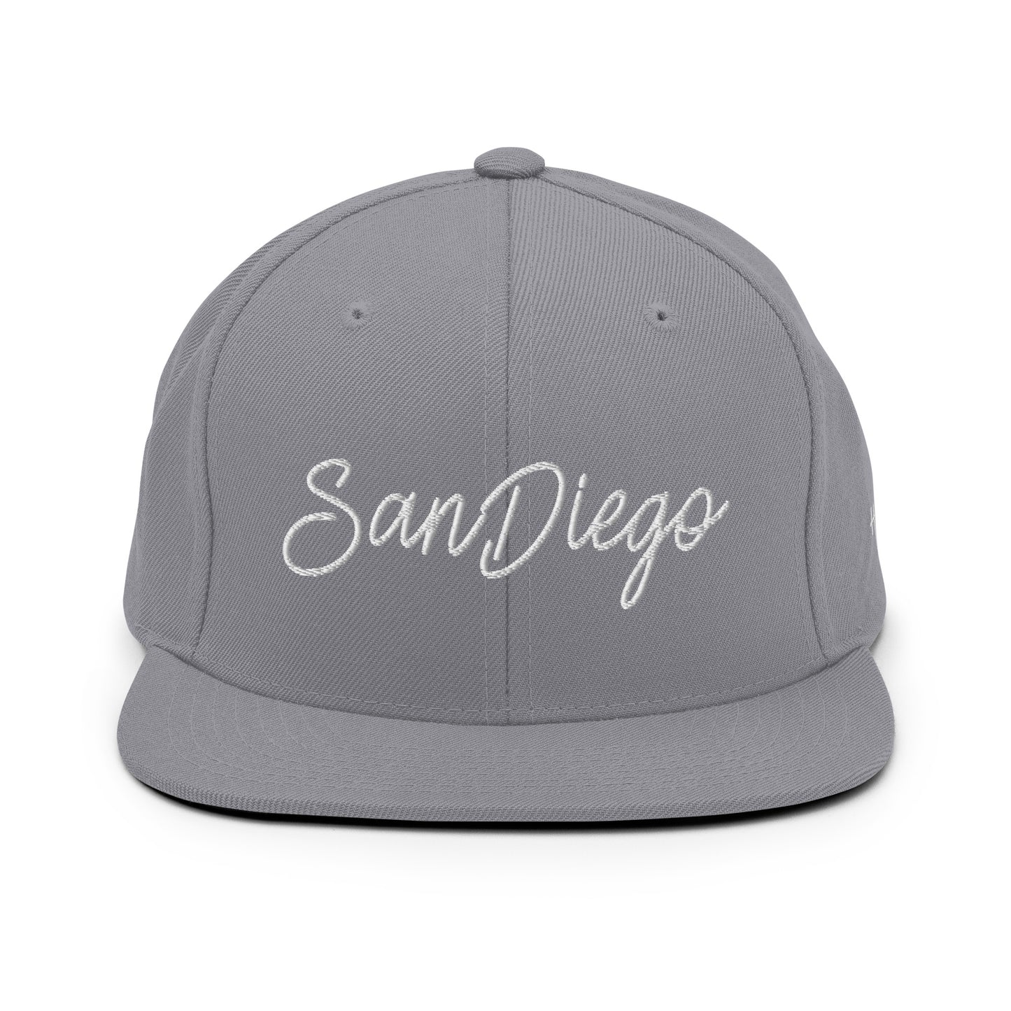 San Diego Retro Script 6 Panel Snapback Hat