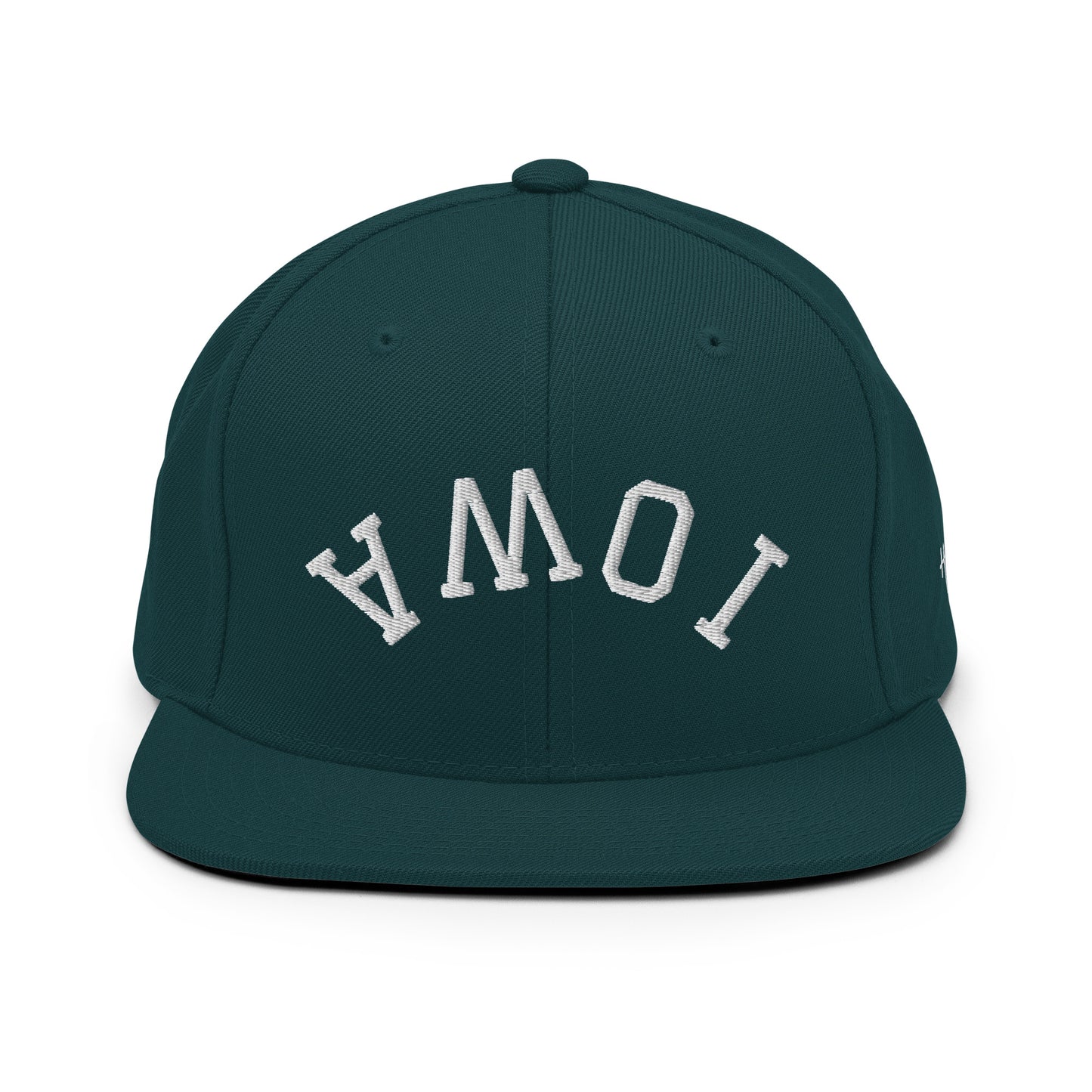 Iowa Upside Down Arch 6 Panel Snapback Hat