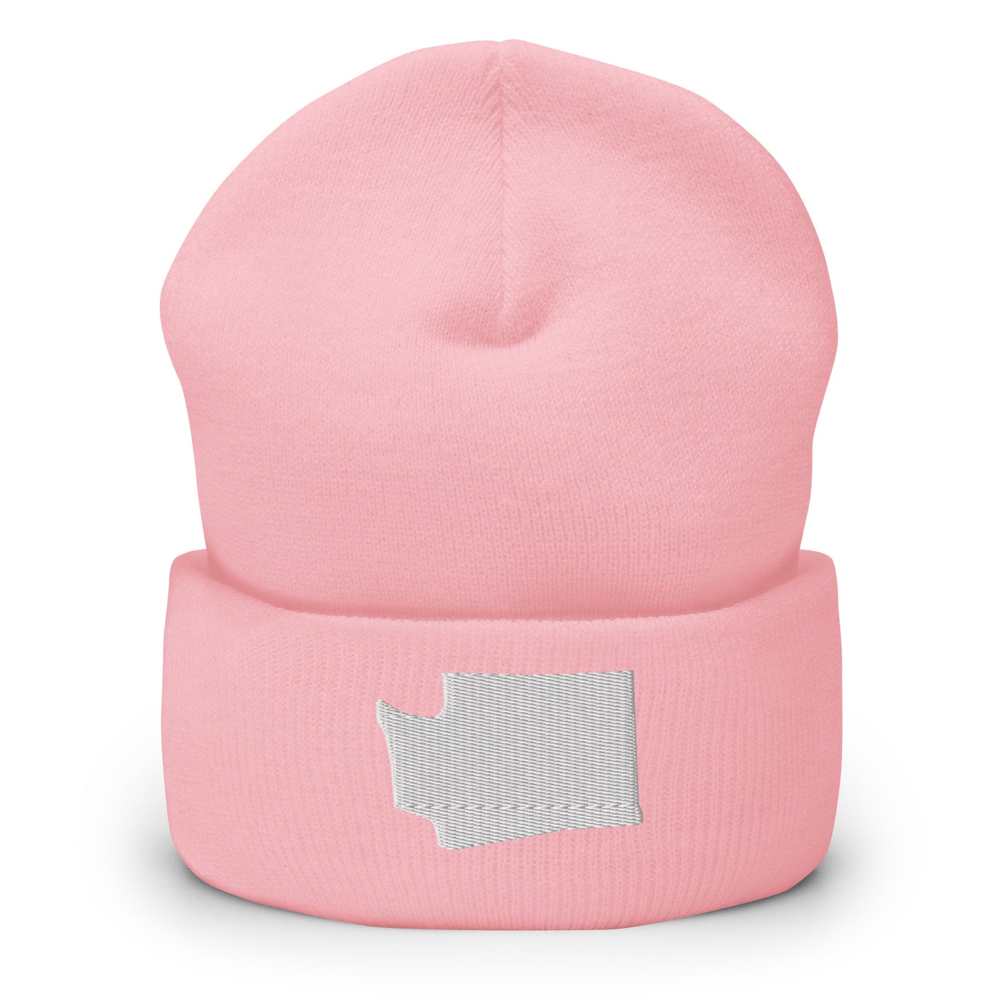 Washington State Silhouette Cuffed Beanie Hat