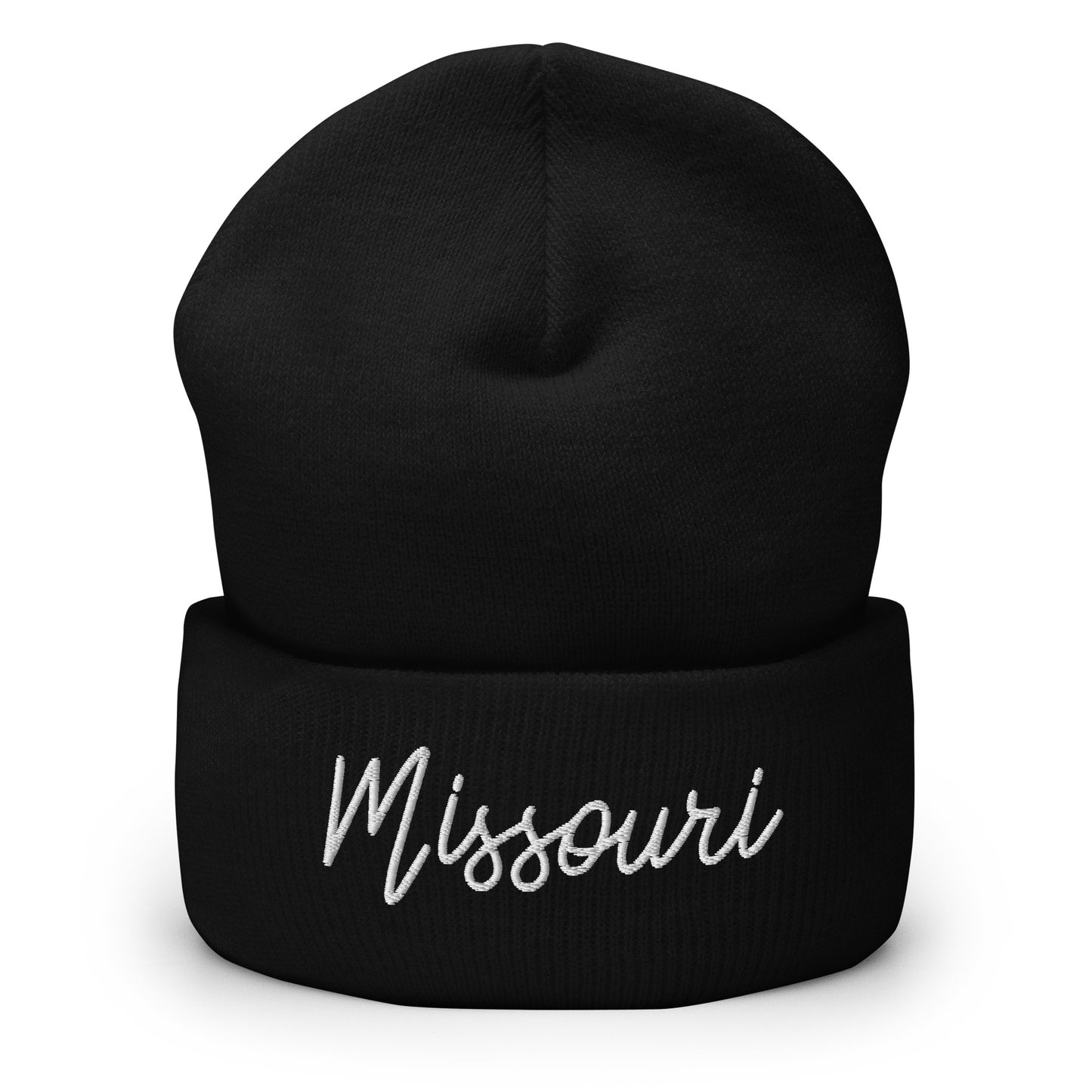 Missouri Retro Script Cuffed Beanie Hat