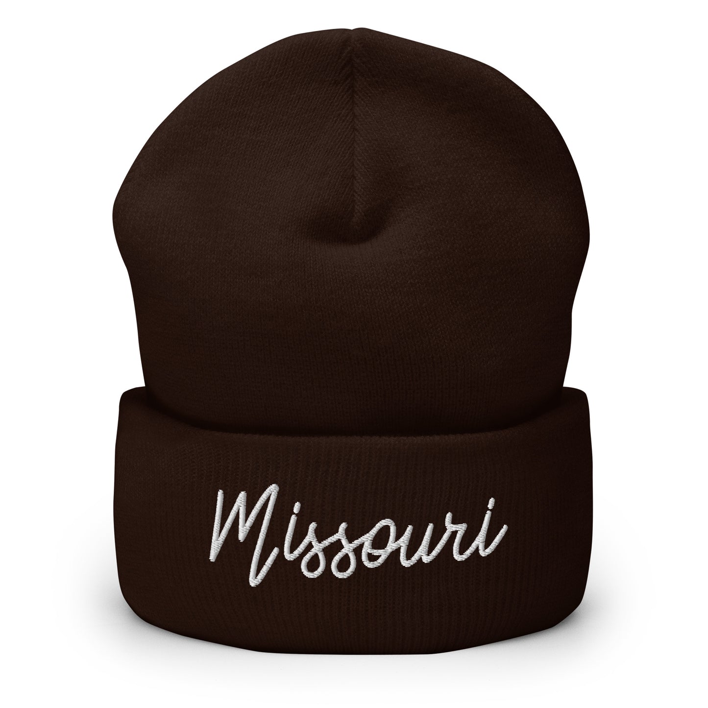 Missouri Retro Script Cuffed Beanie Hat