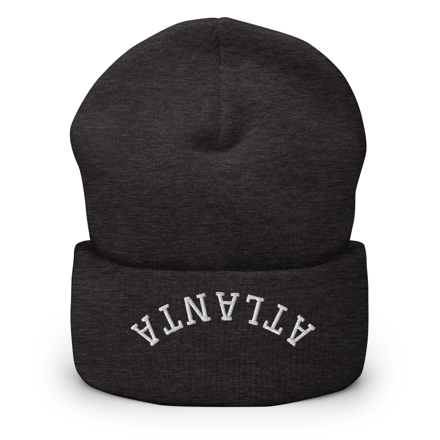 Atlanta Upside Down Arch Cuffed Beanie Hat