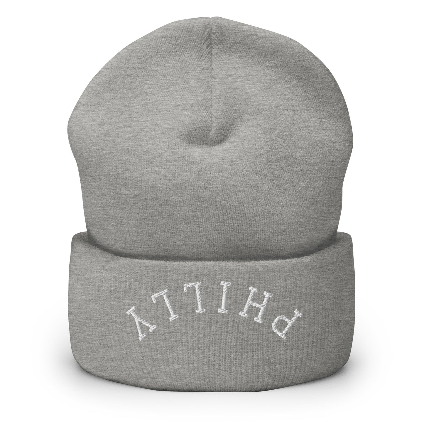 Philly Upside Down Arch Cuffed Beanie Hat