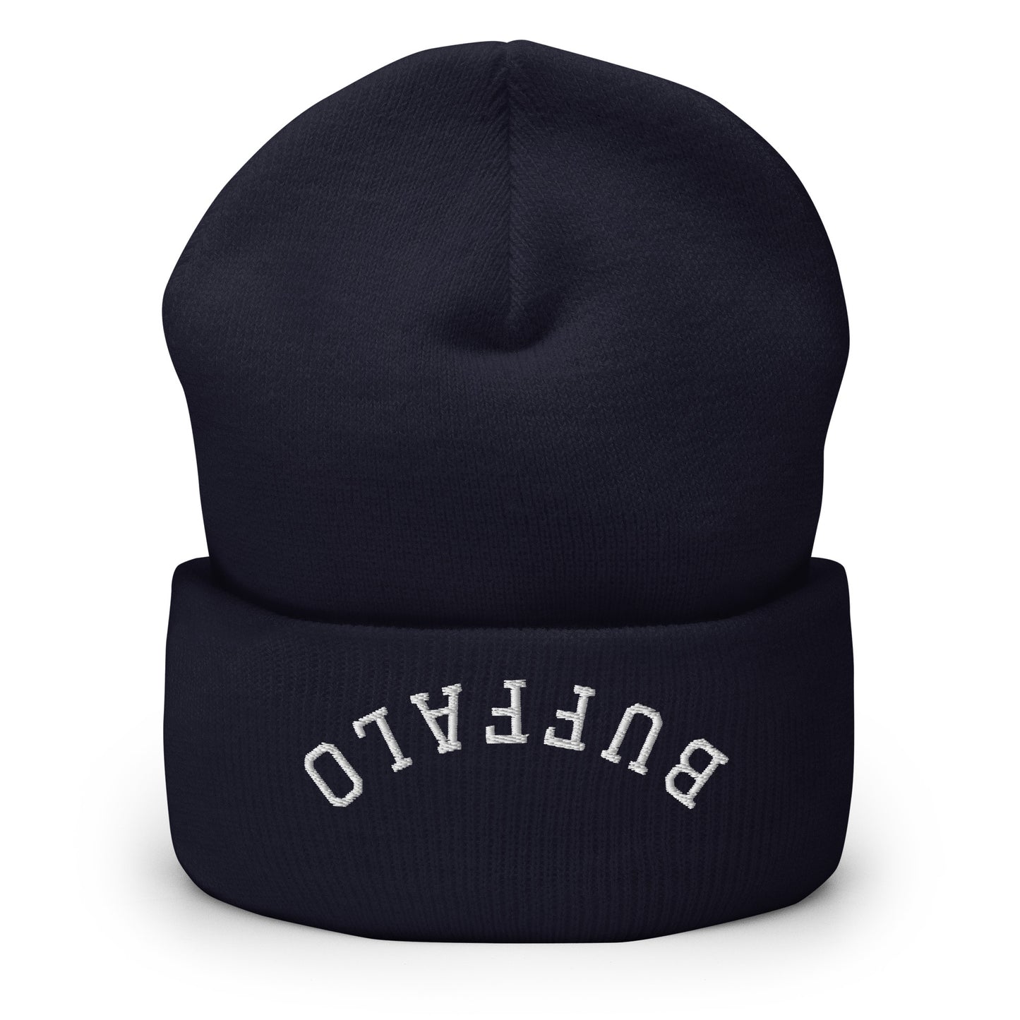 Buffalo Upside Down Arch Cuffed Beanie Hat