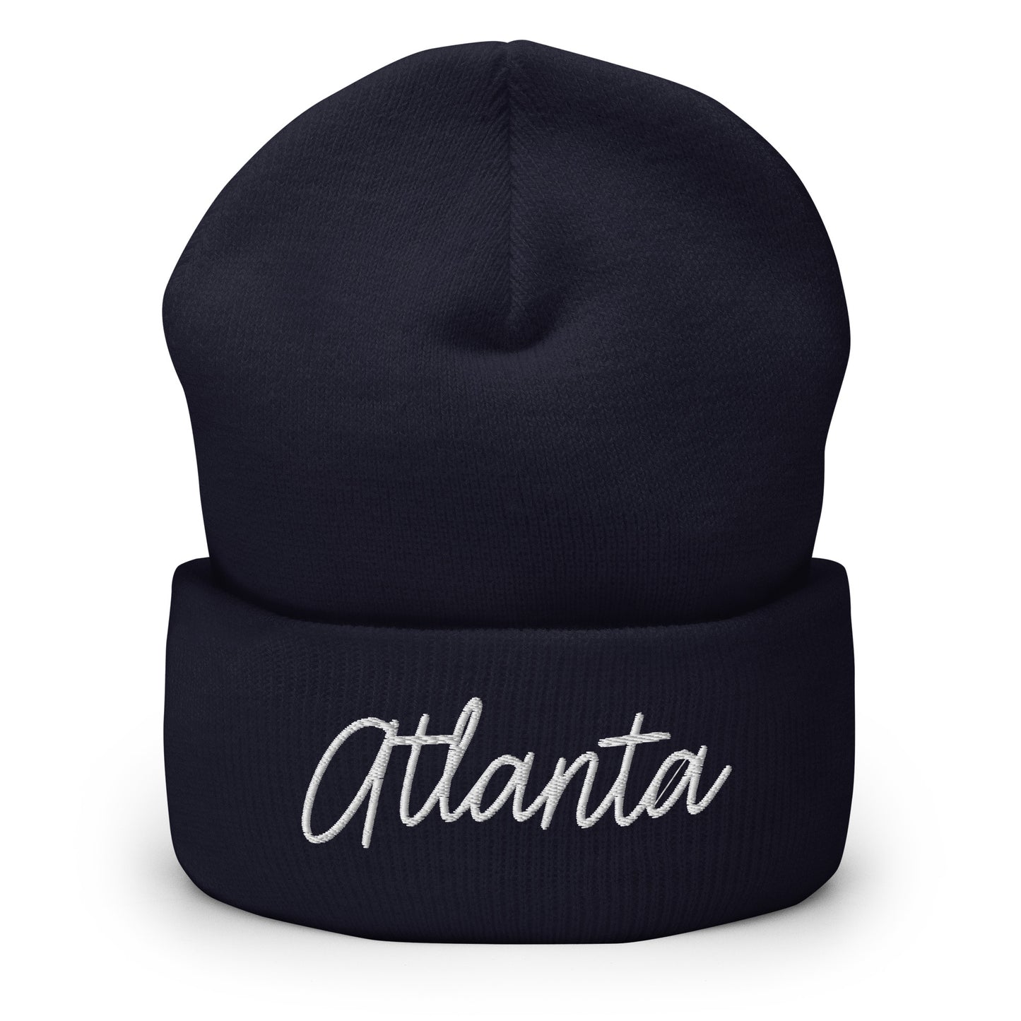 Atlanta Retro Script Cuffed Beanie Hat
