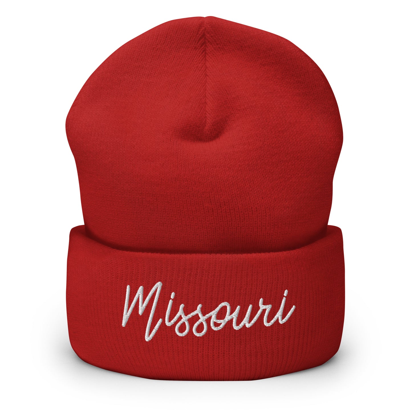 Missouri Retro Script Cuffed Beanie Hat