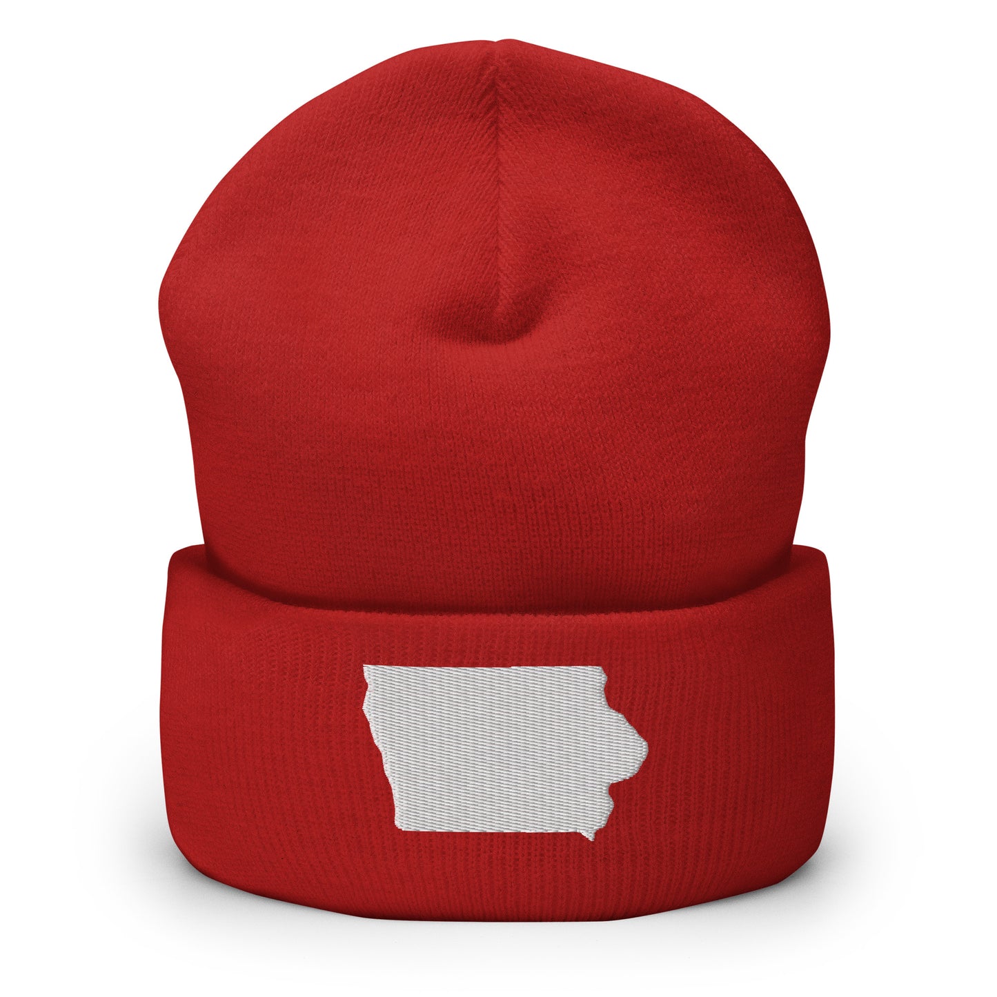 Iowa State Silhouette Cuffed Beanie Hat