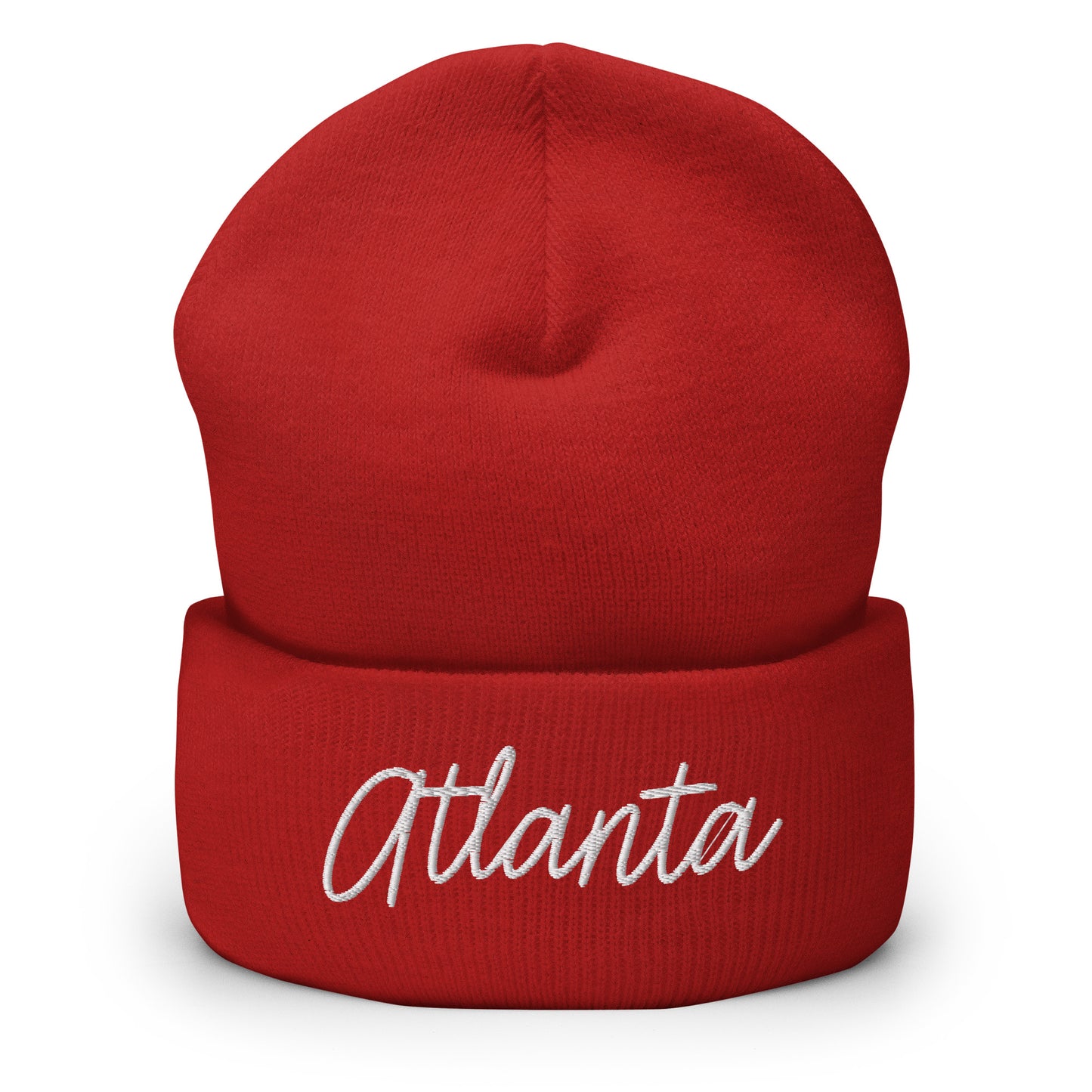 Atlanta Retro Script Cuffed Beanie Hat