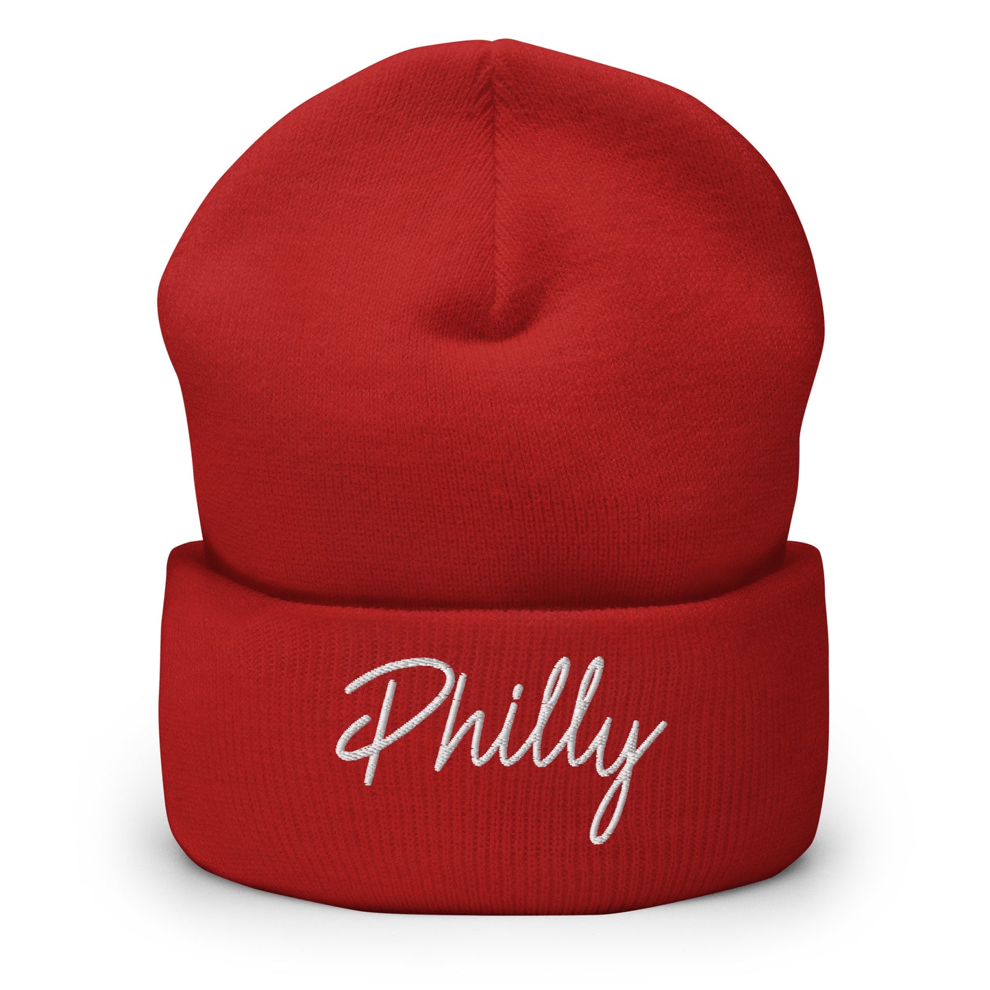Philly Retro Script Cuffed Beanie Hat