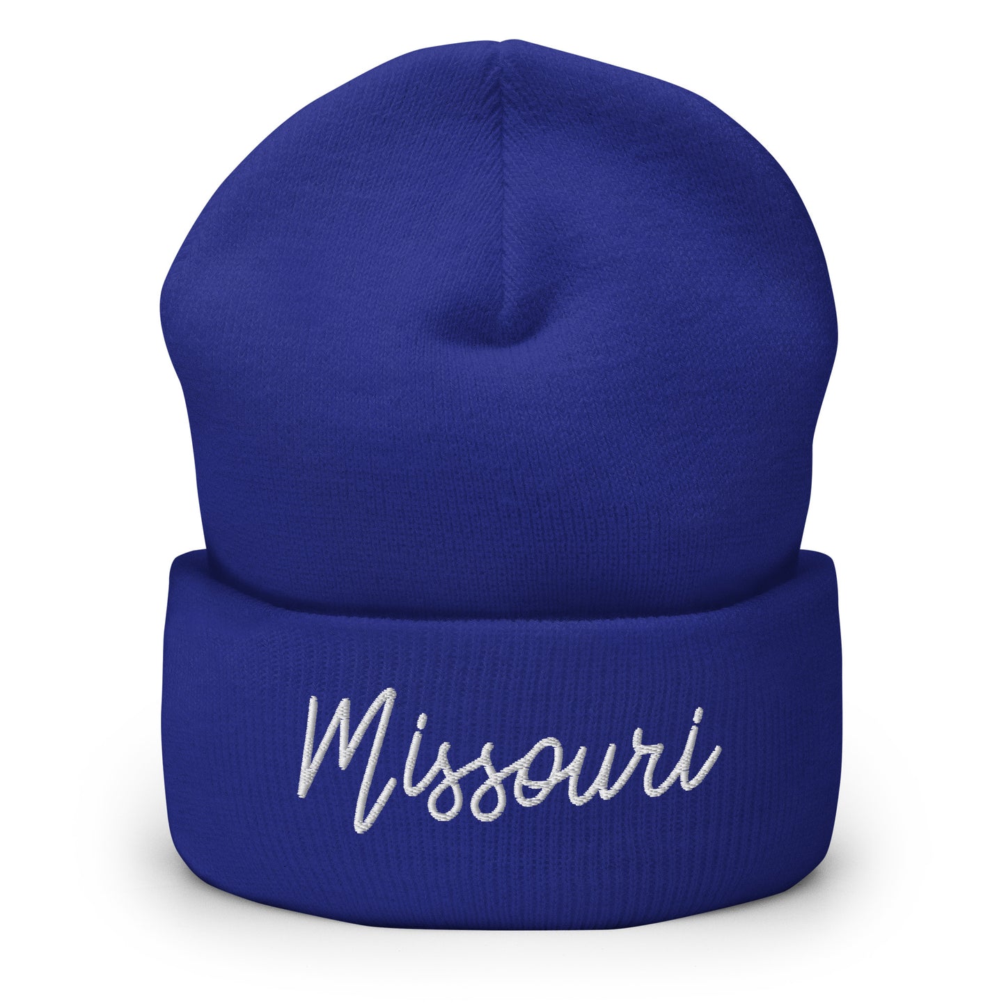Missouri Retro Script Cuffed Beanie Hat