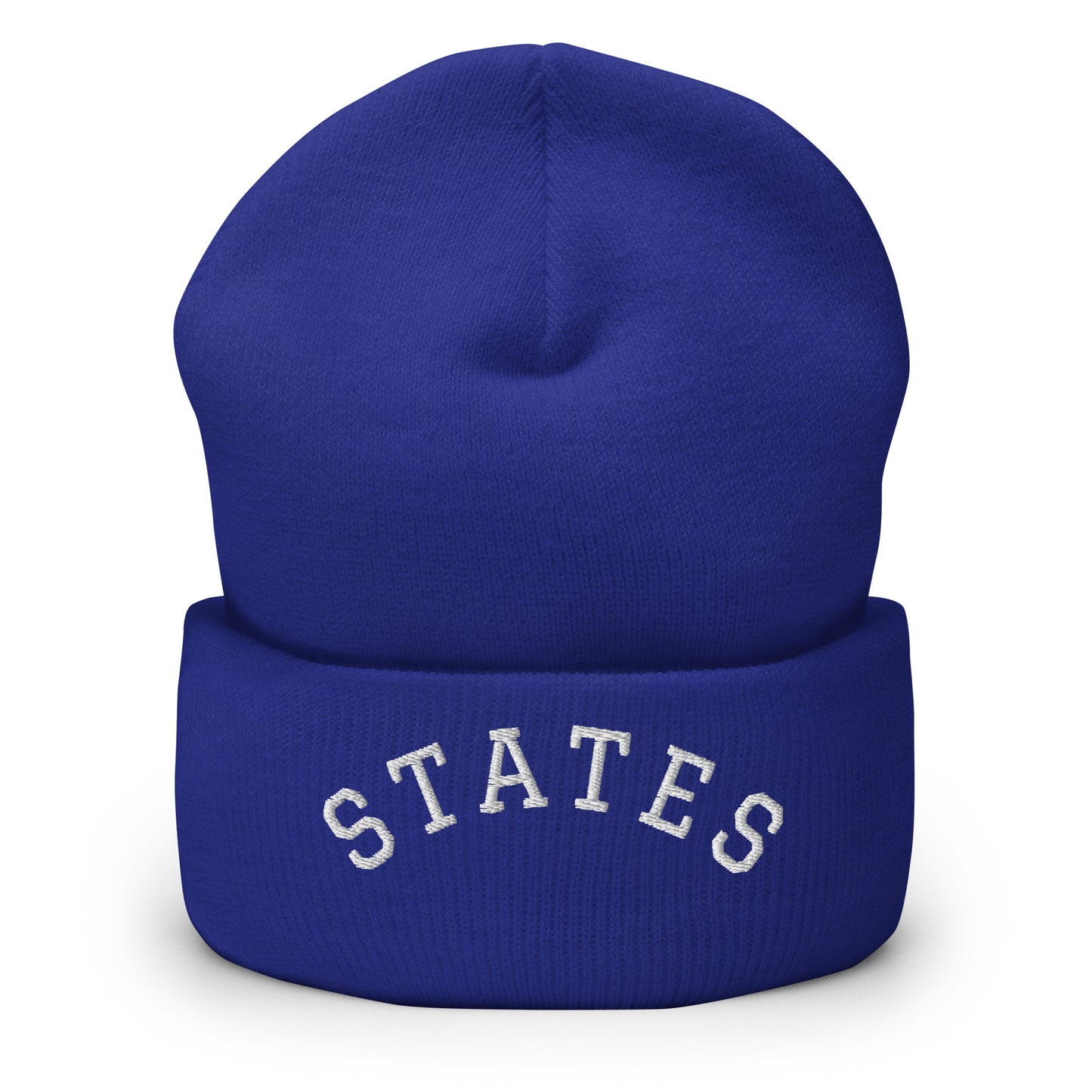 United States USA "States" Arch Cuffed Beanie Hat