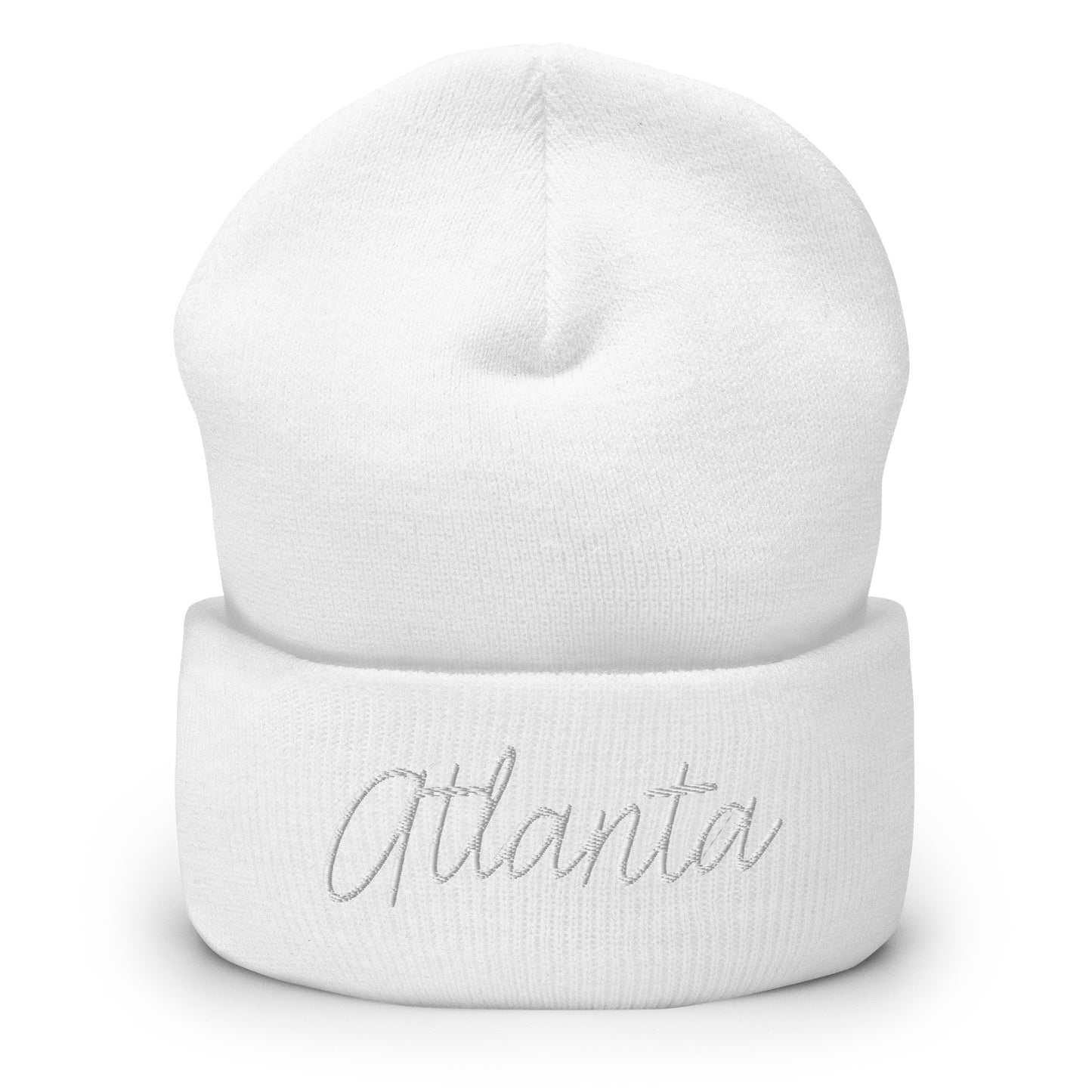 Atlanta Retro Script Cuffed Beanie Hat