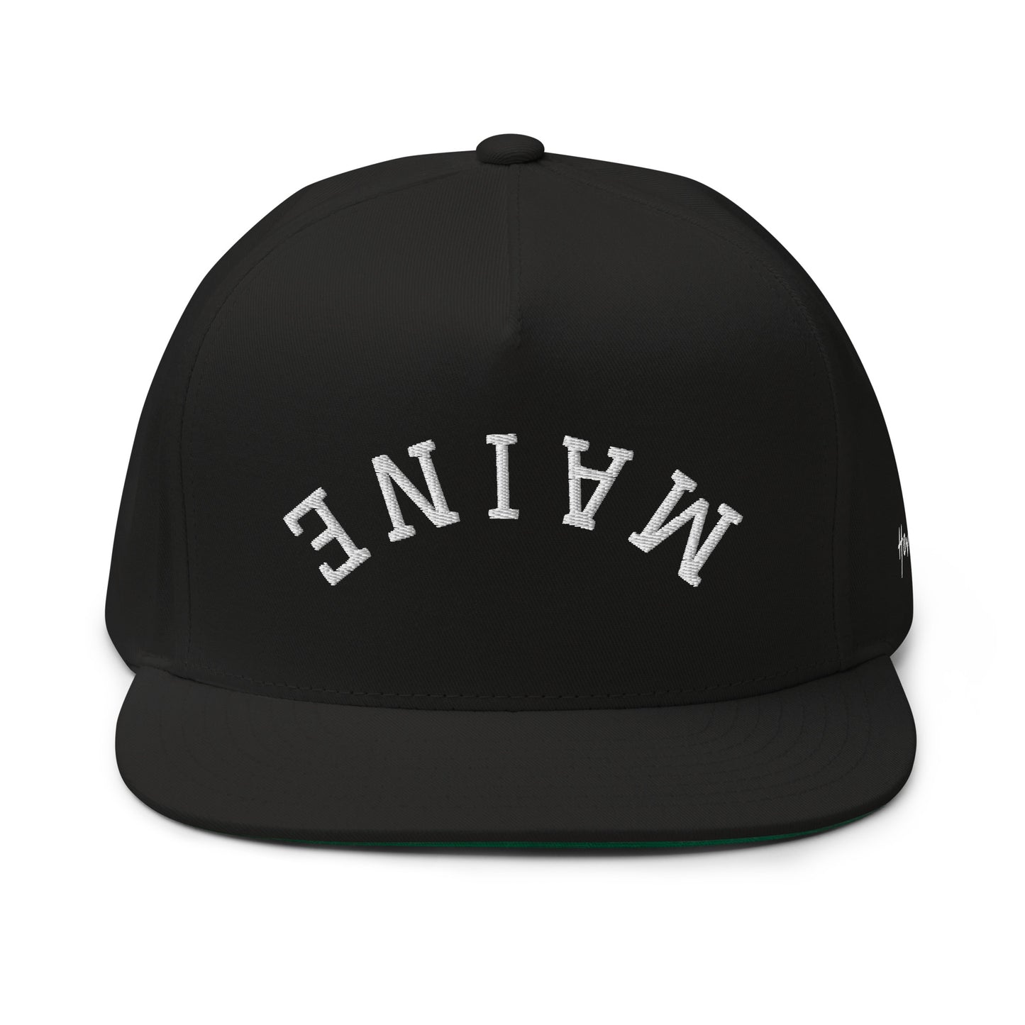 Maine Upside Down Arch 5 Panel A-Frame Snapback Hat