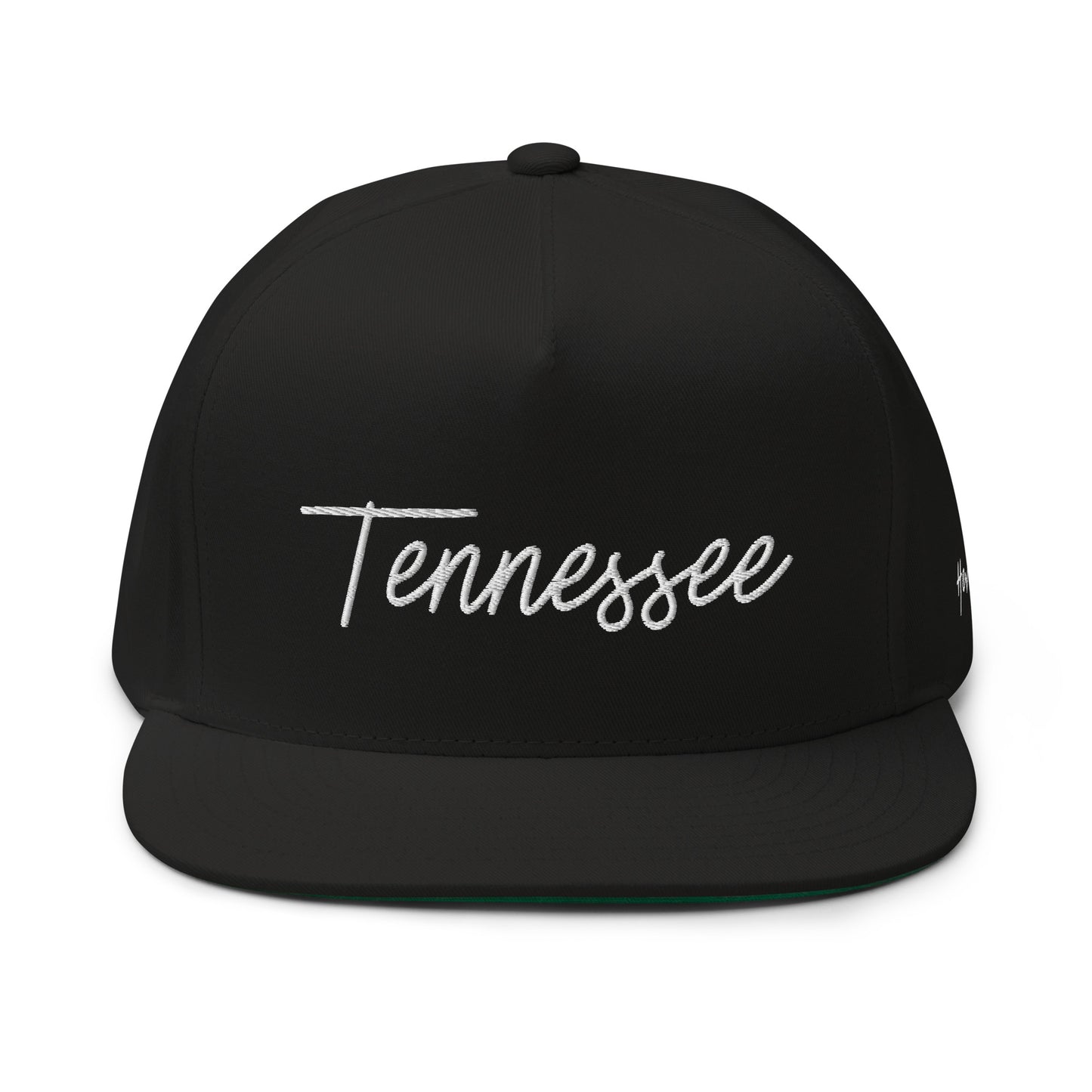 Tennessee Retro Script 5 Panel A-Frame Snapback Hat