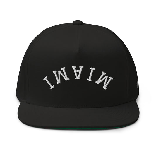 Miami Upside Down Arch 5 Panel A-Frame Snapback Hat