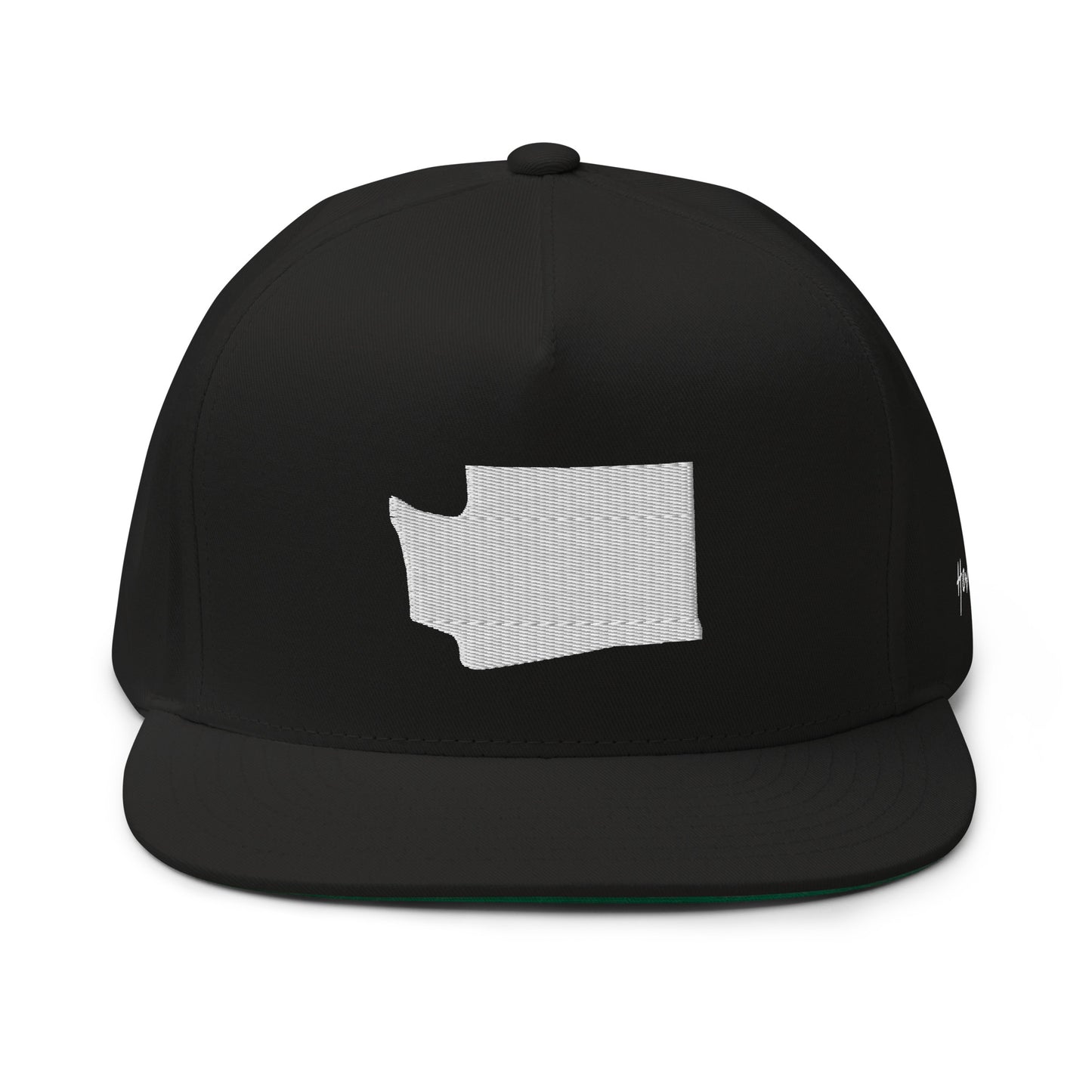 Washington State Silhouette 5 Panel A-Frame Snapback Hat