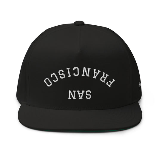 San Francisco Upside Down Arch 5 Panel A-Frame Snapback Hat