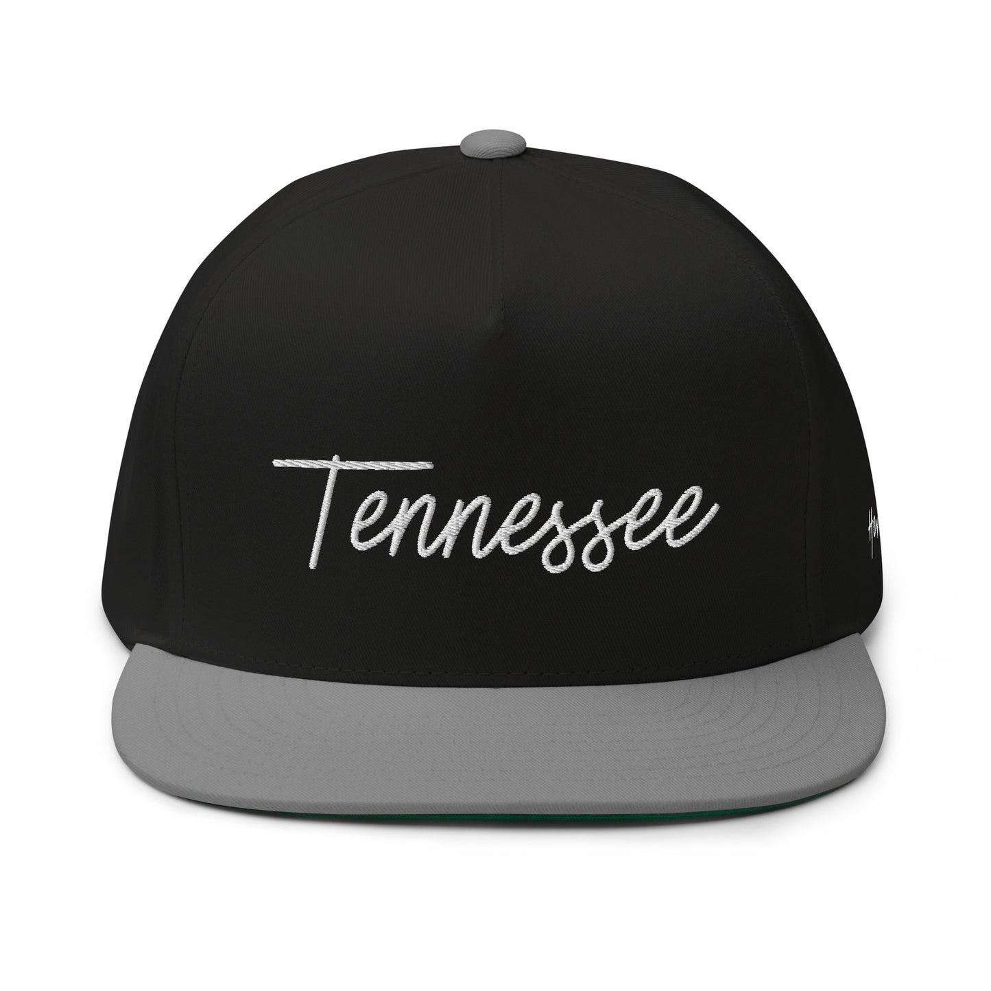 Tennessee Retro Script 5 Panel A-Frame Snapback Hat