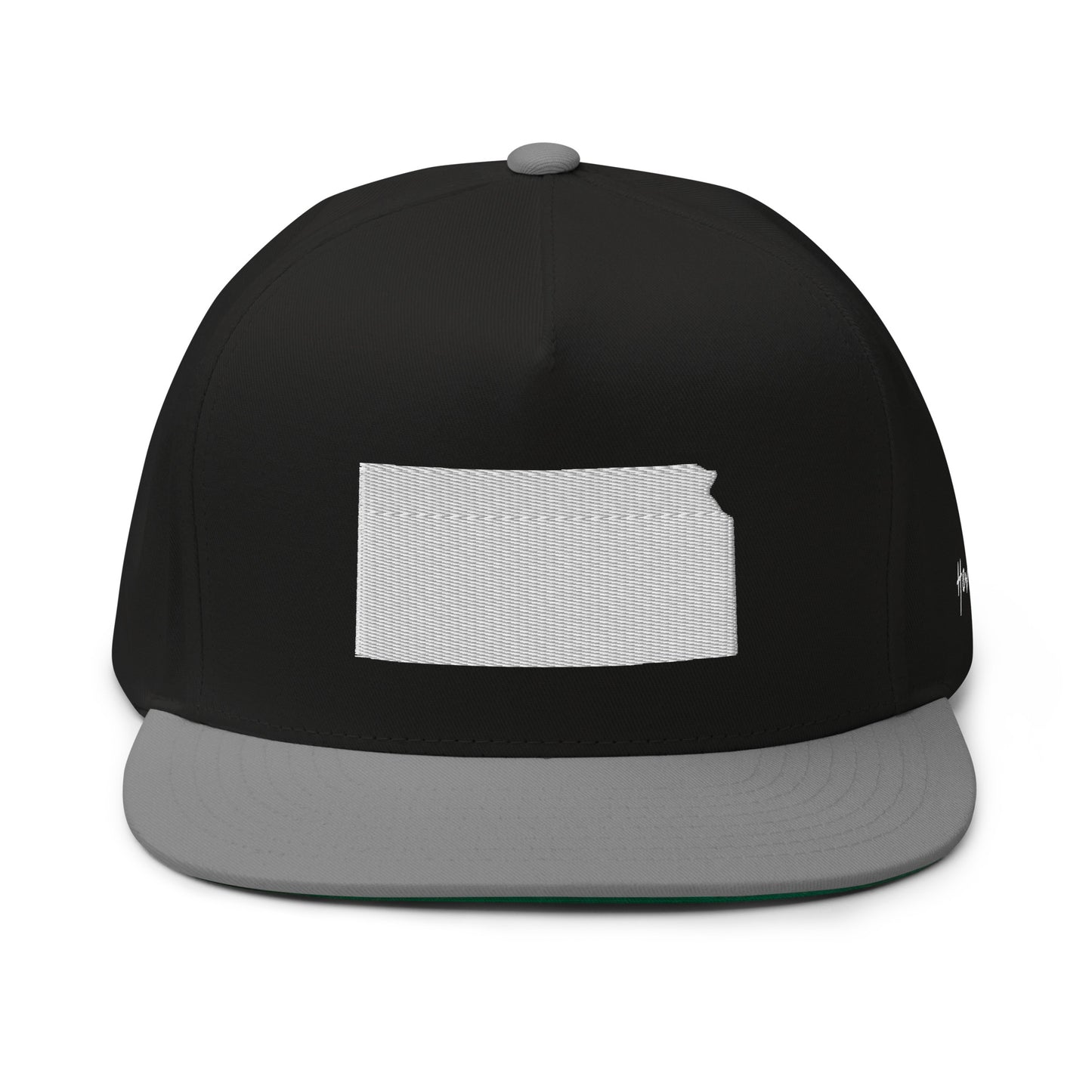 Kansas State Silhouette 5 Panel A-Frame Snapback Hat