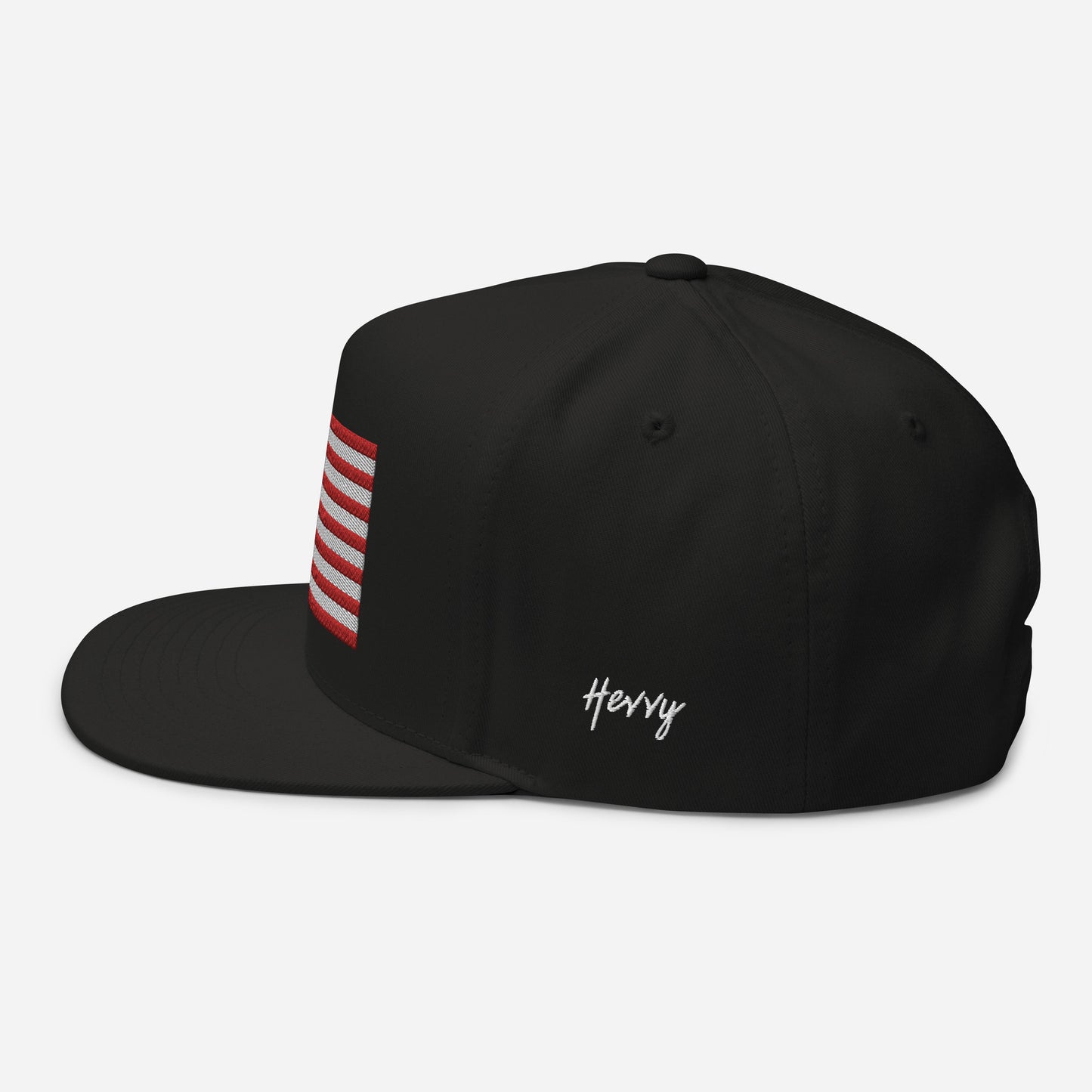 United States USA Flag 5 Panel A-Frame Snapback Hat