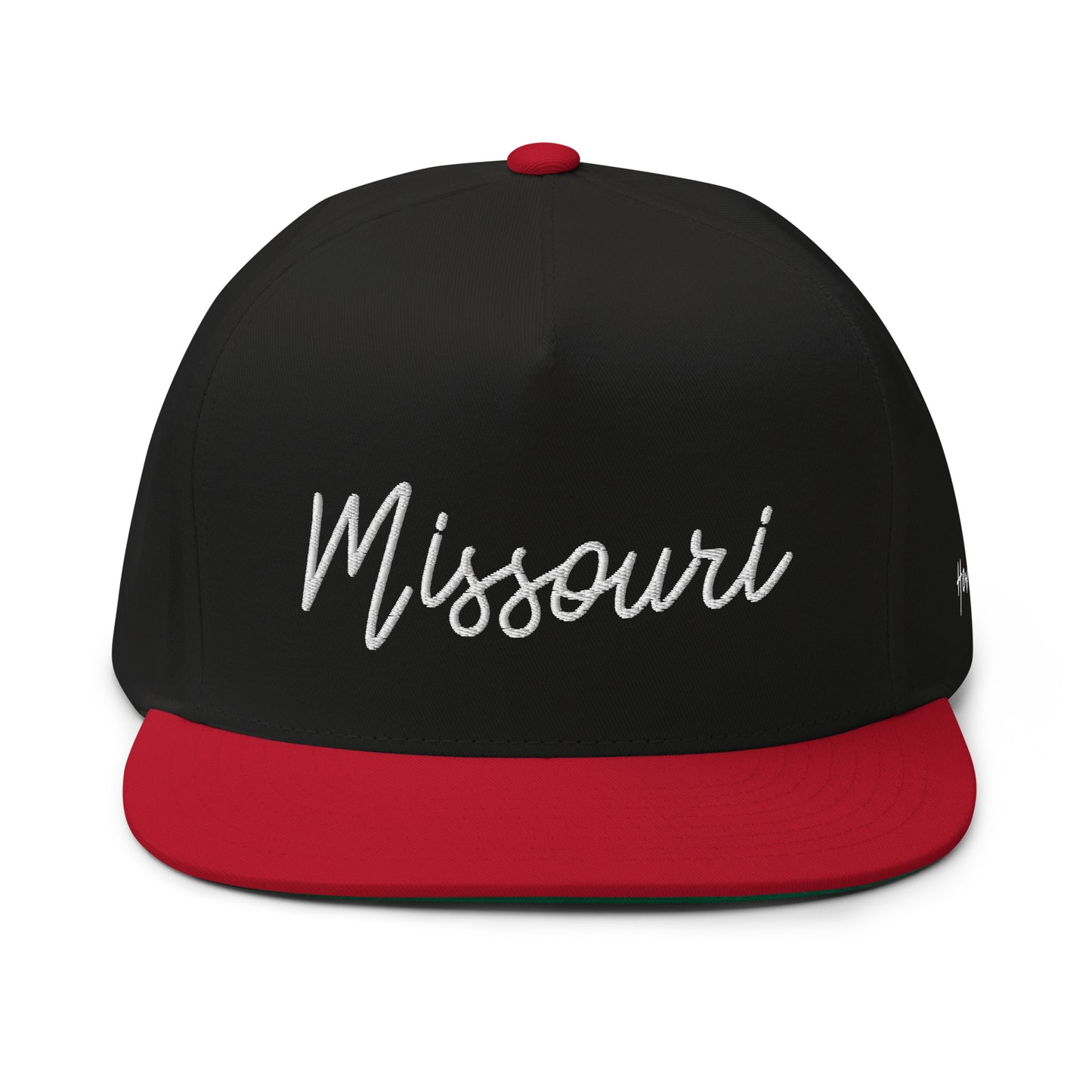 Missouri Retro Script 5 Panel A-Frame Snapback Hat