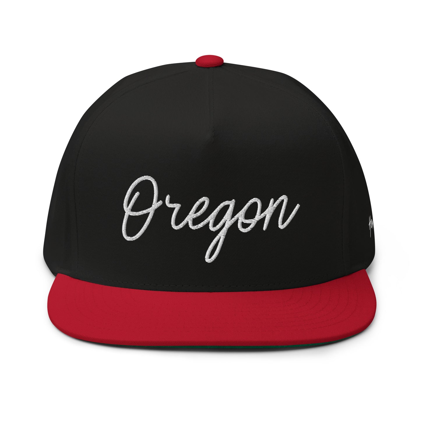 Oregon Retro Script 5 Panel A-Frame Snapback Hat