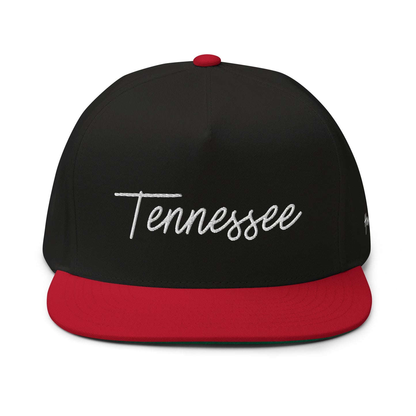 Tennessee Retro Script 5 Panel A-Frame Snapback Hat