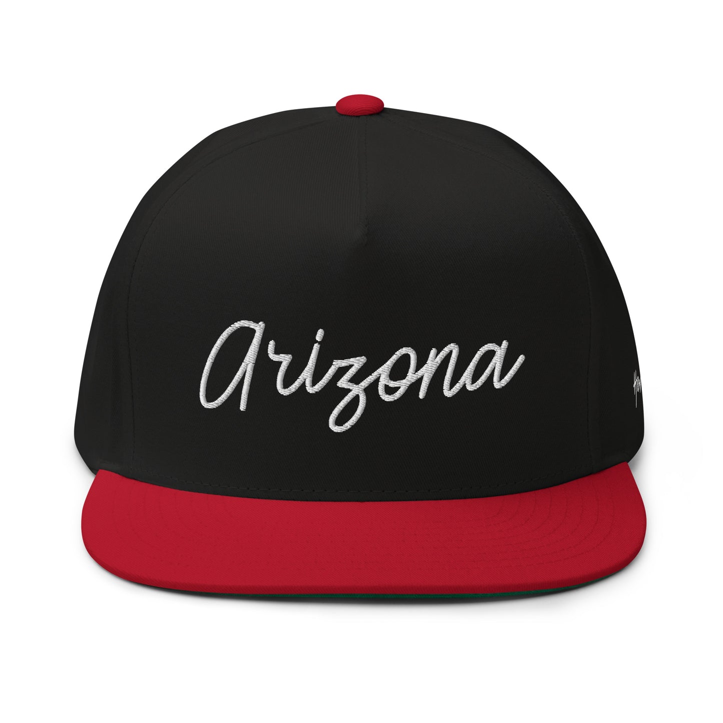 Arizona Retro Script 5 Panel A-Frame Snapback Hat
