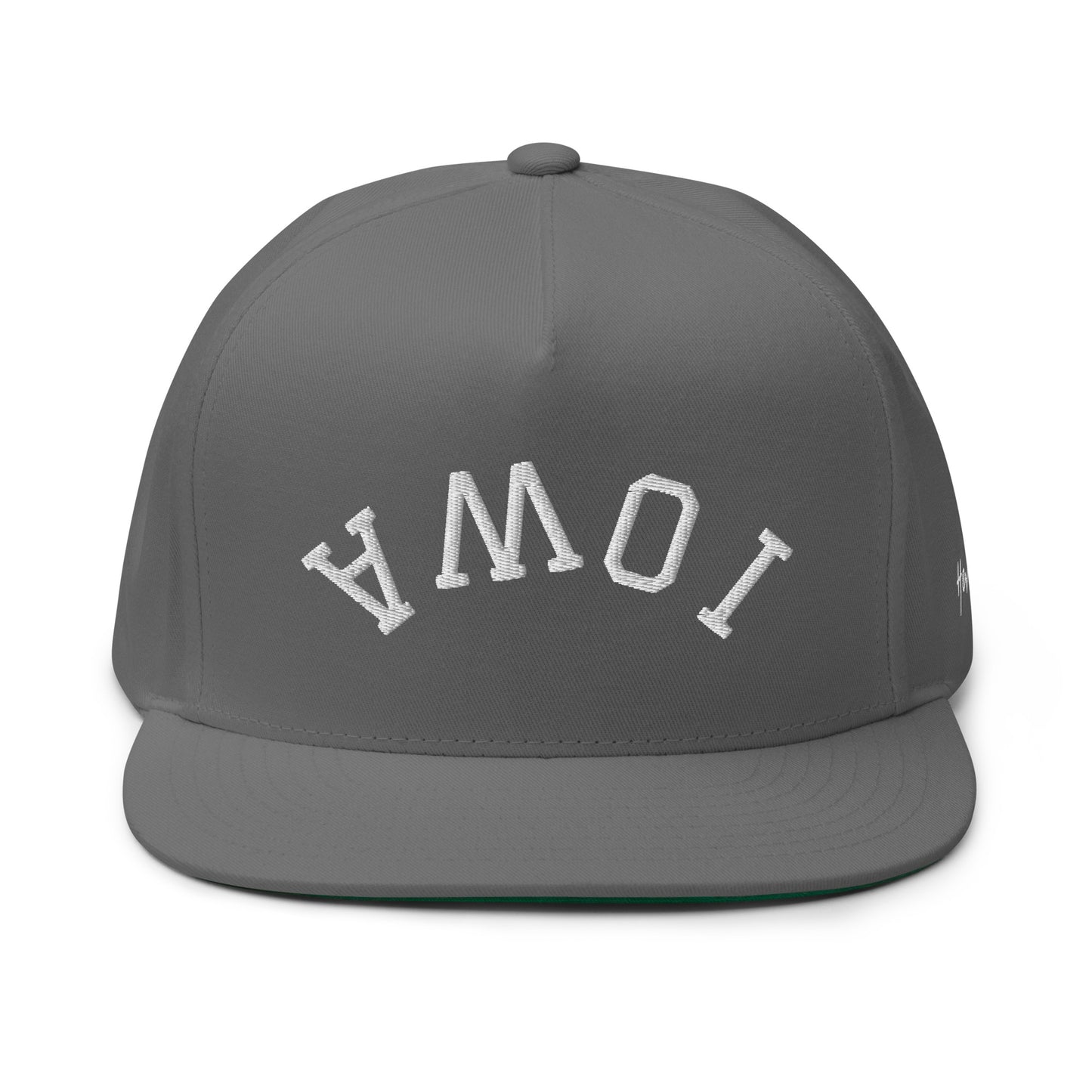 Iowa Upside Down Arch 5 Panel A-Frame Snapback Hat