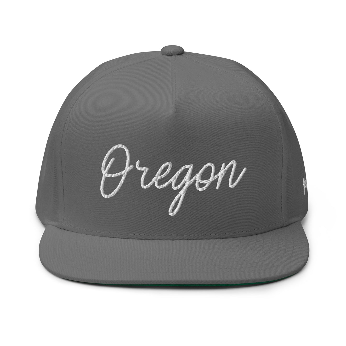 Oregon Retro Script 5 Panel A-Frame Snapback Hat