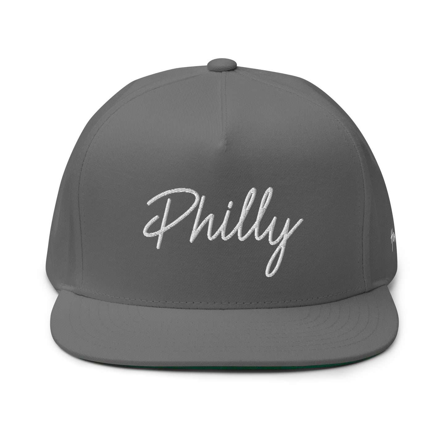 Philly Retro Script 5 Panel A-Frame Snapback Hat