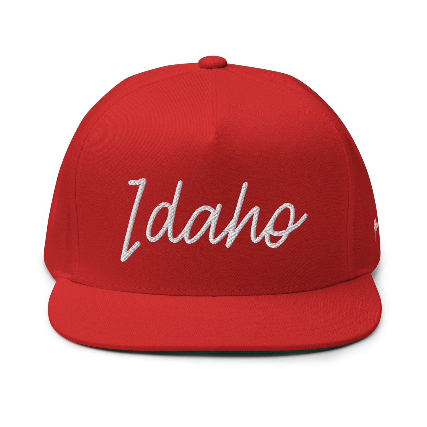 Idaho Retro Script 5 Panel A-Frame Snapback Hat