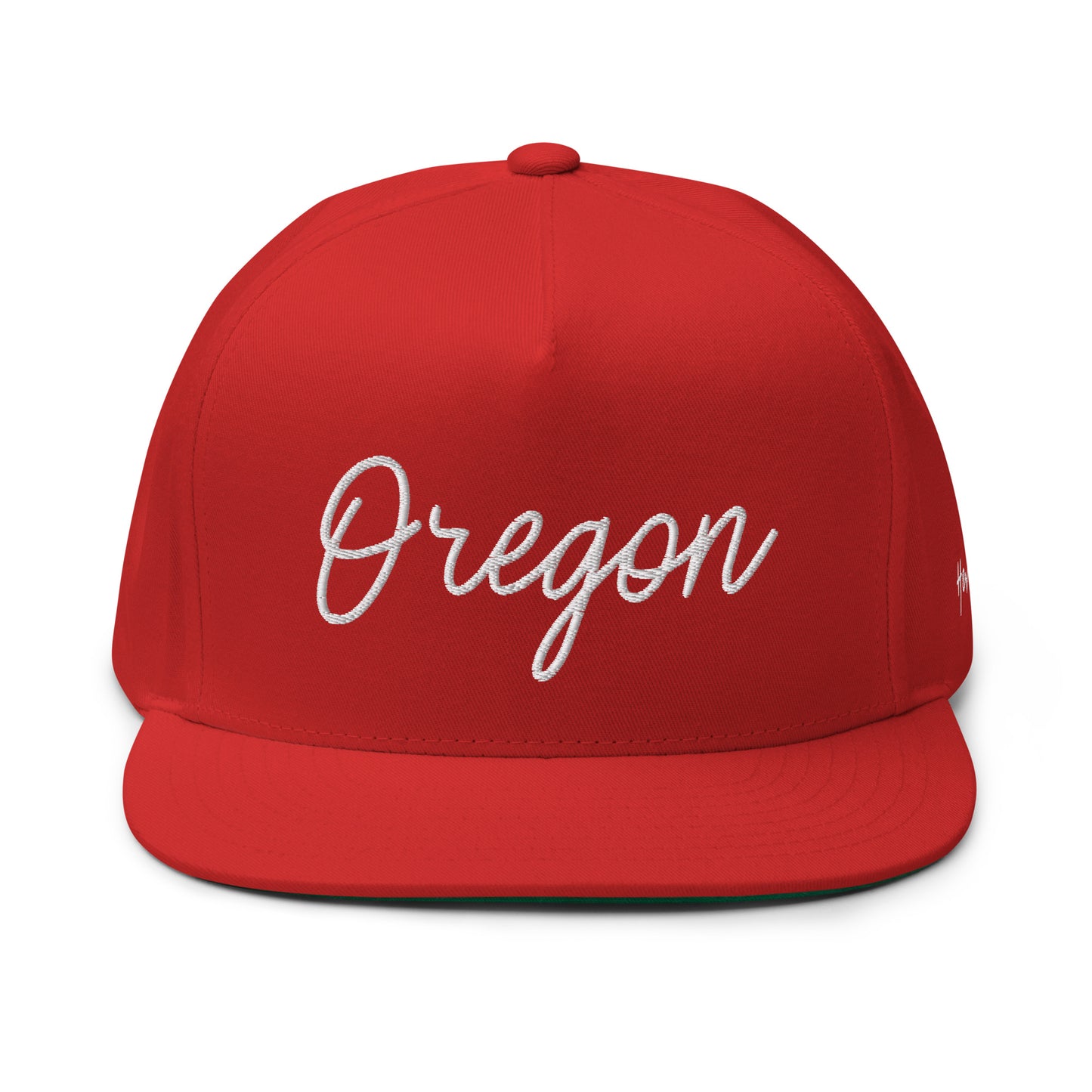 Oregon Retro Script 5 Panel A-Frame Snapback Hat