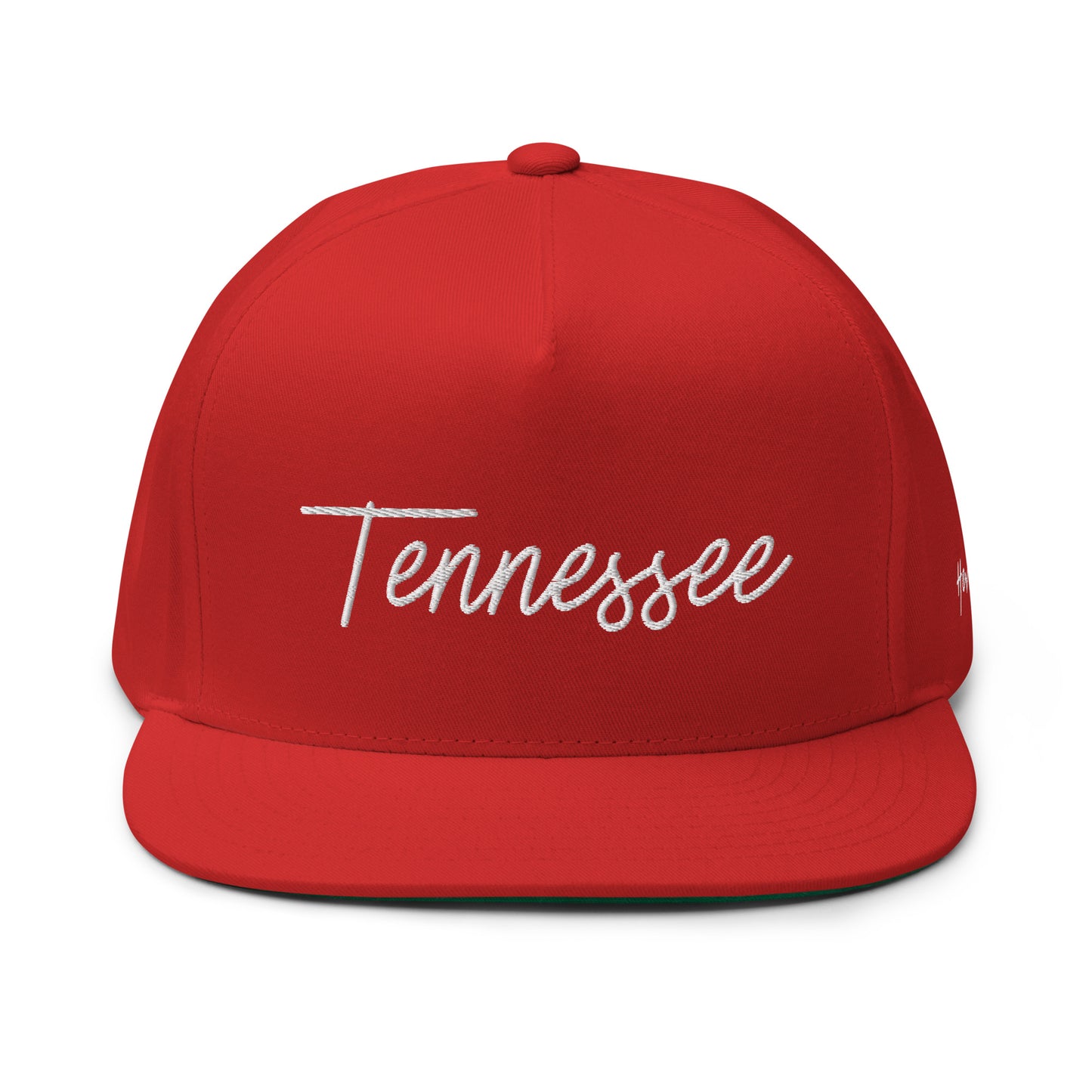 Tennessee Retro Script 5 Panel A-Frame Snapback Hat