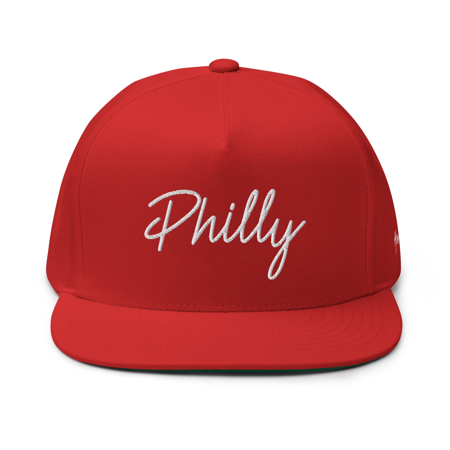 Philly Retro Script 5 Panel A-Frame Snapback Hat
