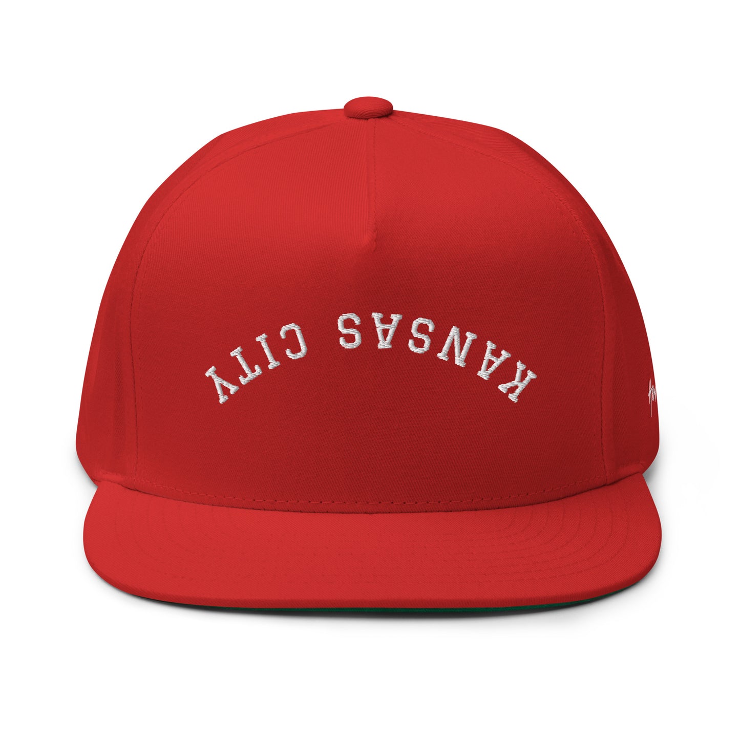 Kansas City Upside Down Arch 5 Panel A-Frame Snapback Hat