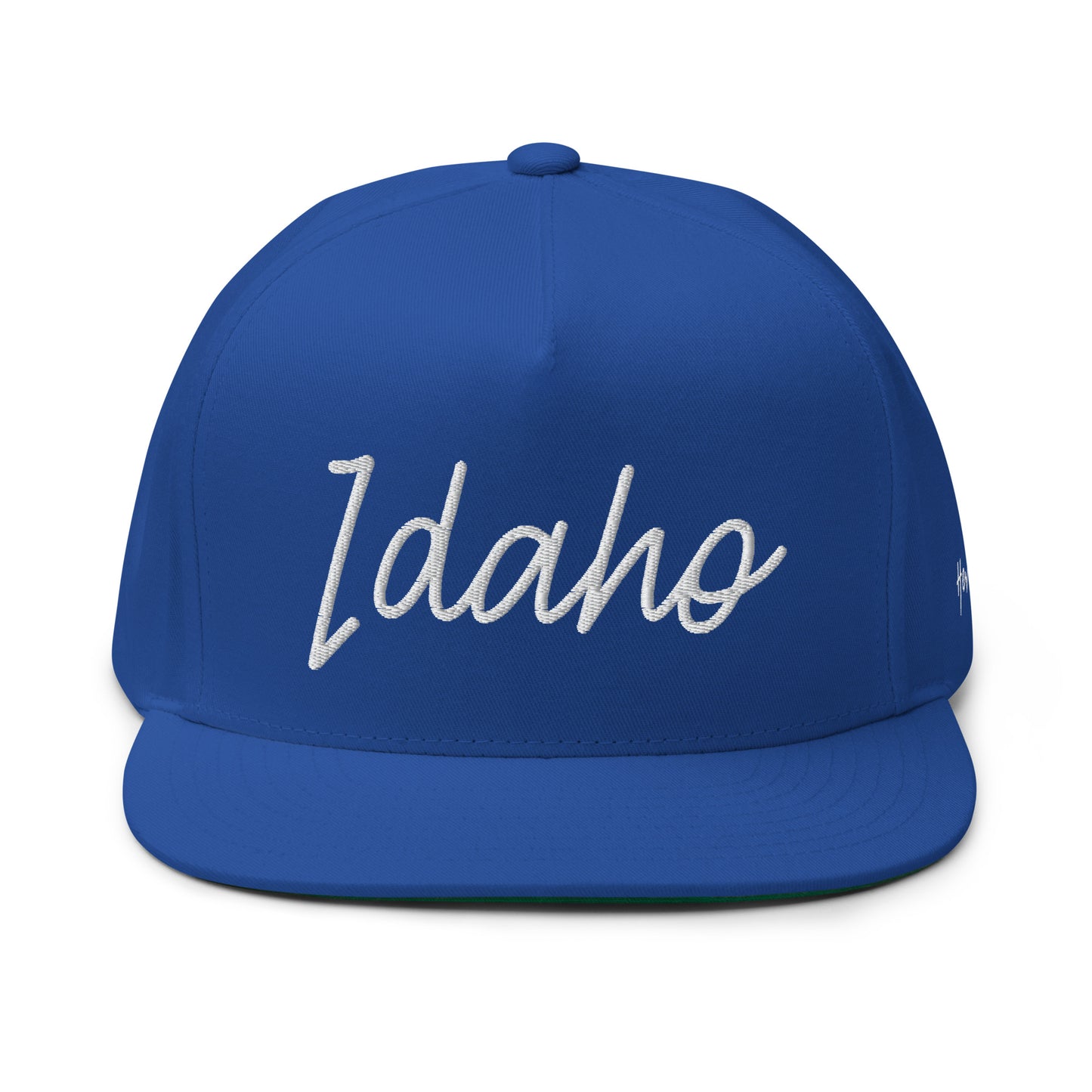 Idaho Retro Script 5 Panel A-Frame Snapback Hat