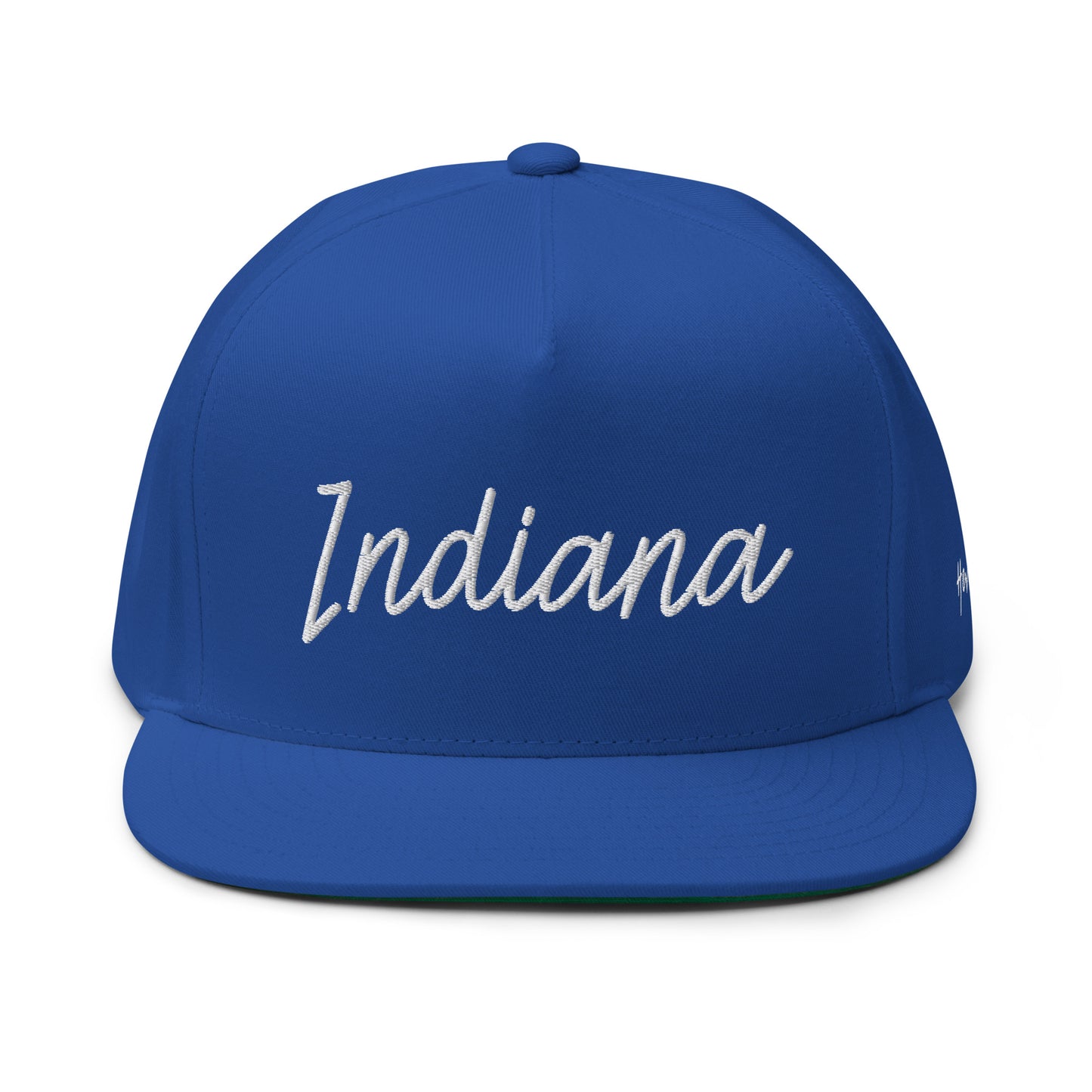Indiana Retro Script 5 Panel A-Frame Snapback Hat