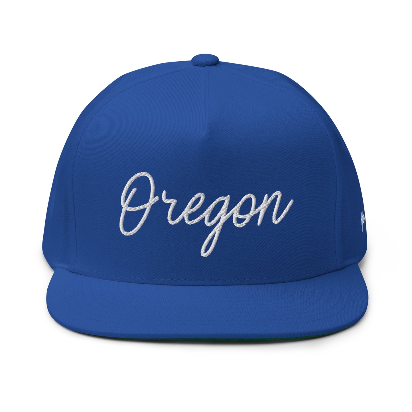 Oregon Retro Script 5 Panel A-Frame Snapback Hat