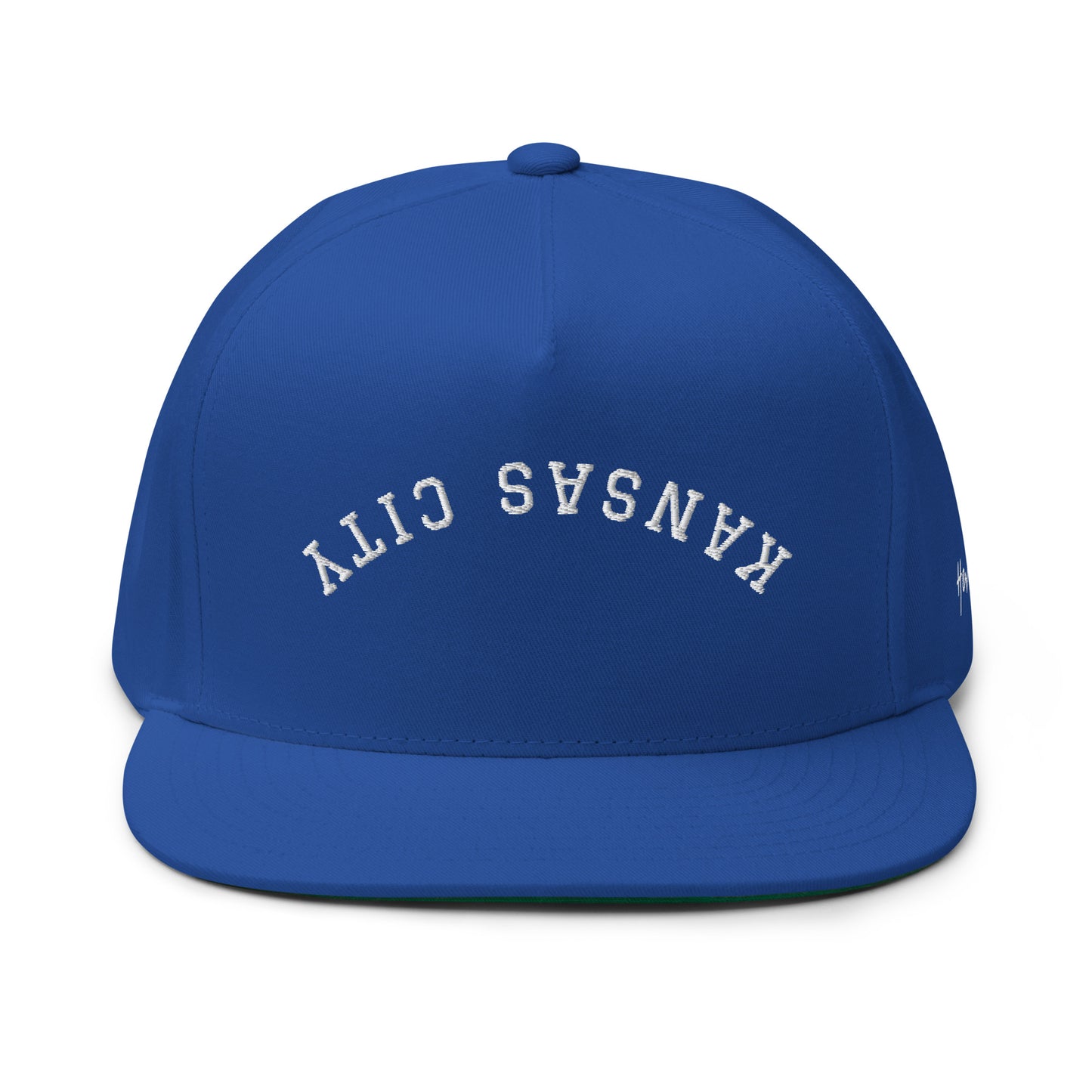 Kansas City Upside Down Arch 5 Panel A-Frame Snapback Hat