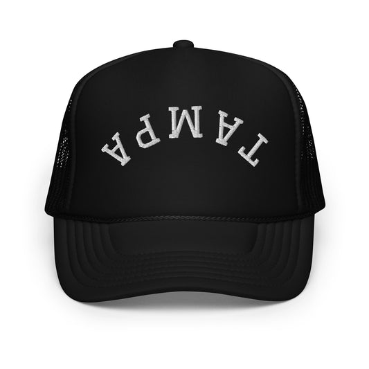 Tampa Upside Down Arch Foam 5 Panel A-Frame Snapback Trucker Hat