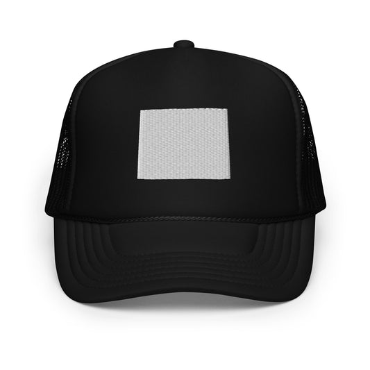 Wyoming State Silhouette Foam 5 Panel A-Frame Snapback Trucker Hat