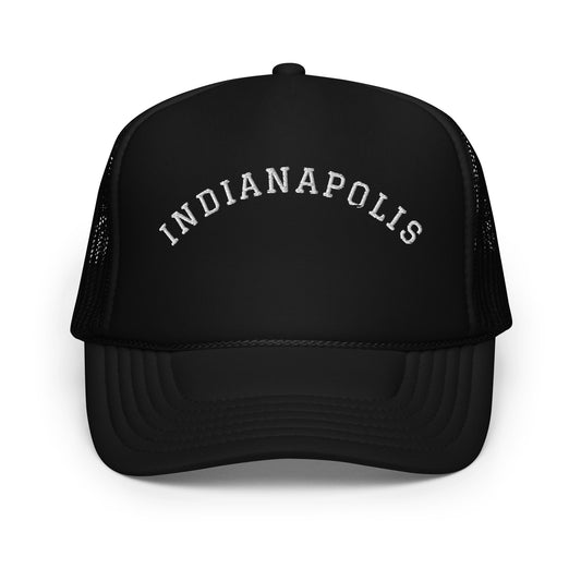 Indianapolis Arch Foam 5 Panel A-Frame Snapback Trucker Hat