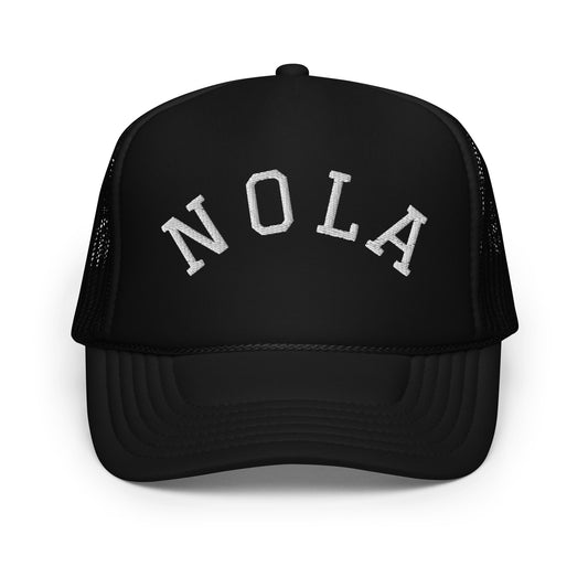 New Orleans Arch Foam 5 Panel A-Frame Snapback Trucker Hat