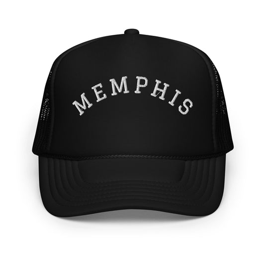 Memphis Arch Foam 5 Panel A-Frame Snapback Trucker Hat