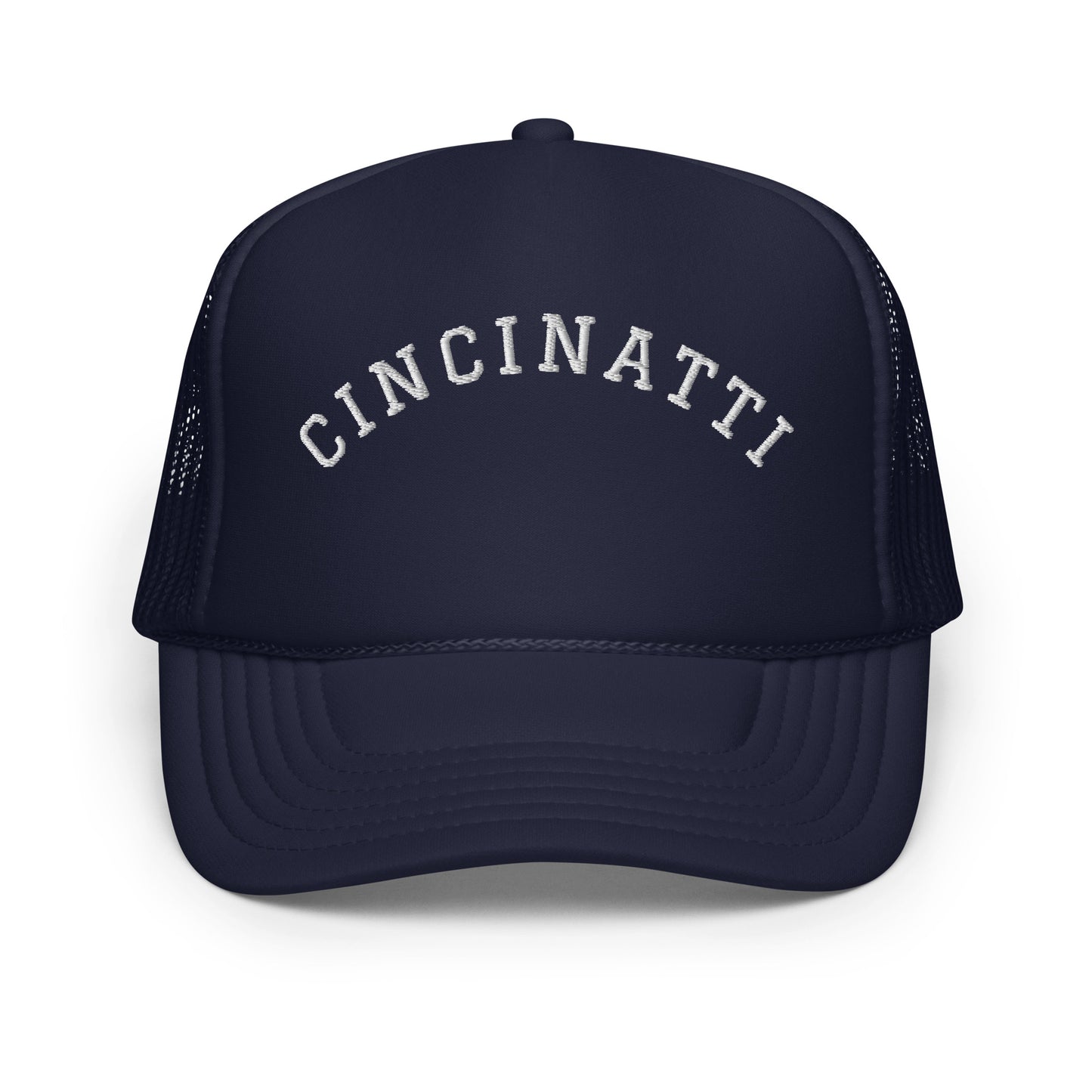 Cincinnati Arch Foam 5 Panel A-Frame Snapback Trucker Hat